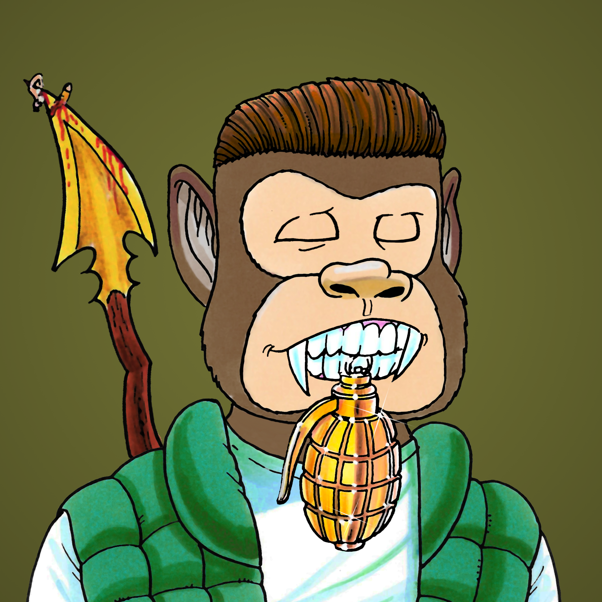 George Trosley - Jungle Freaks - Jungle Freak 4667 - NFT # 4667