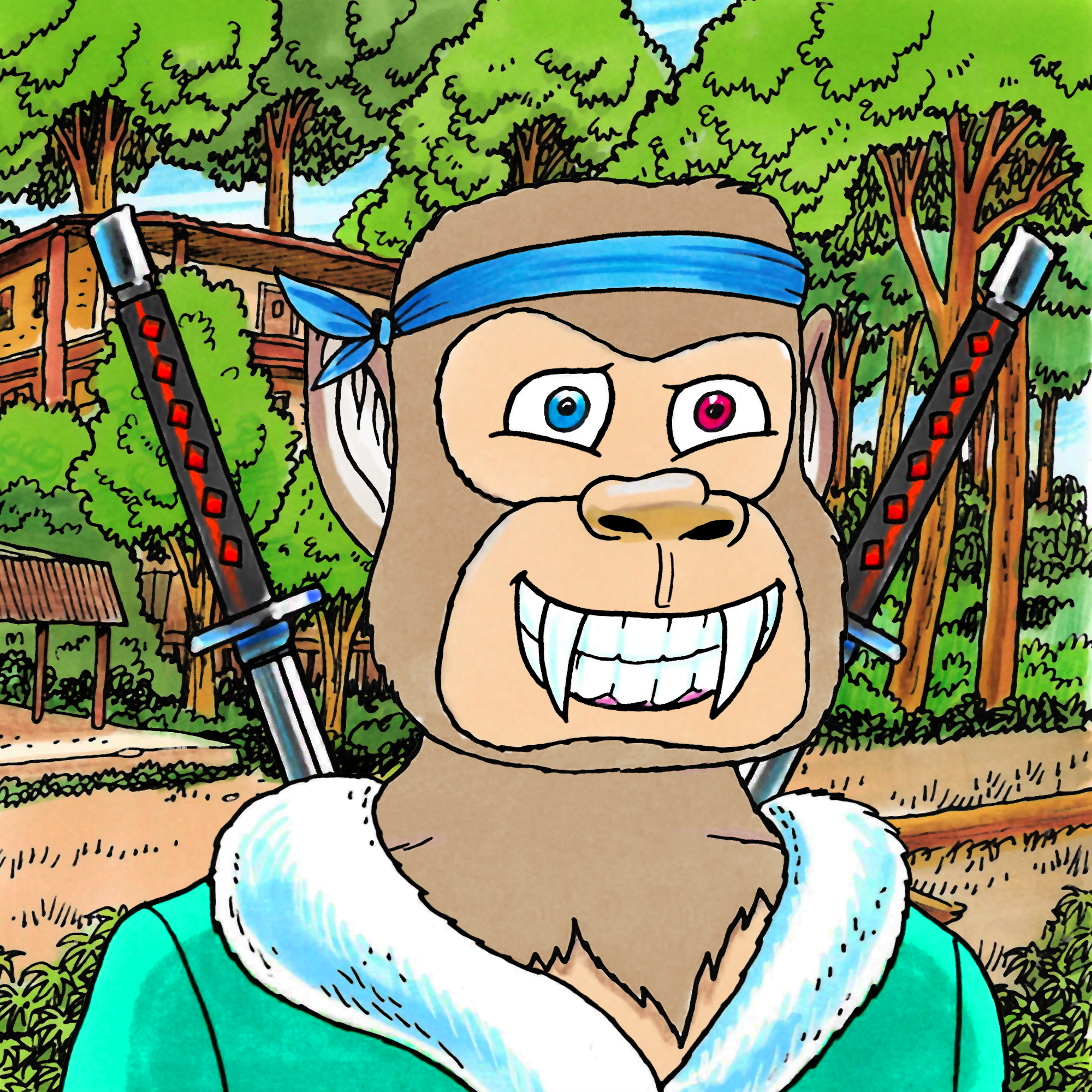 George Trosley - Jungle Freaks - Jungle Freak 4669 - NFT # 4669