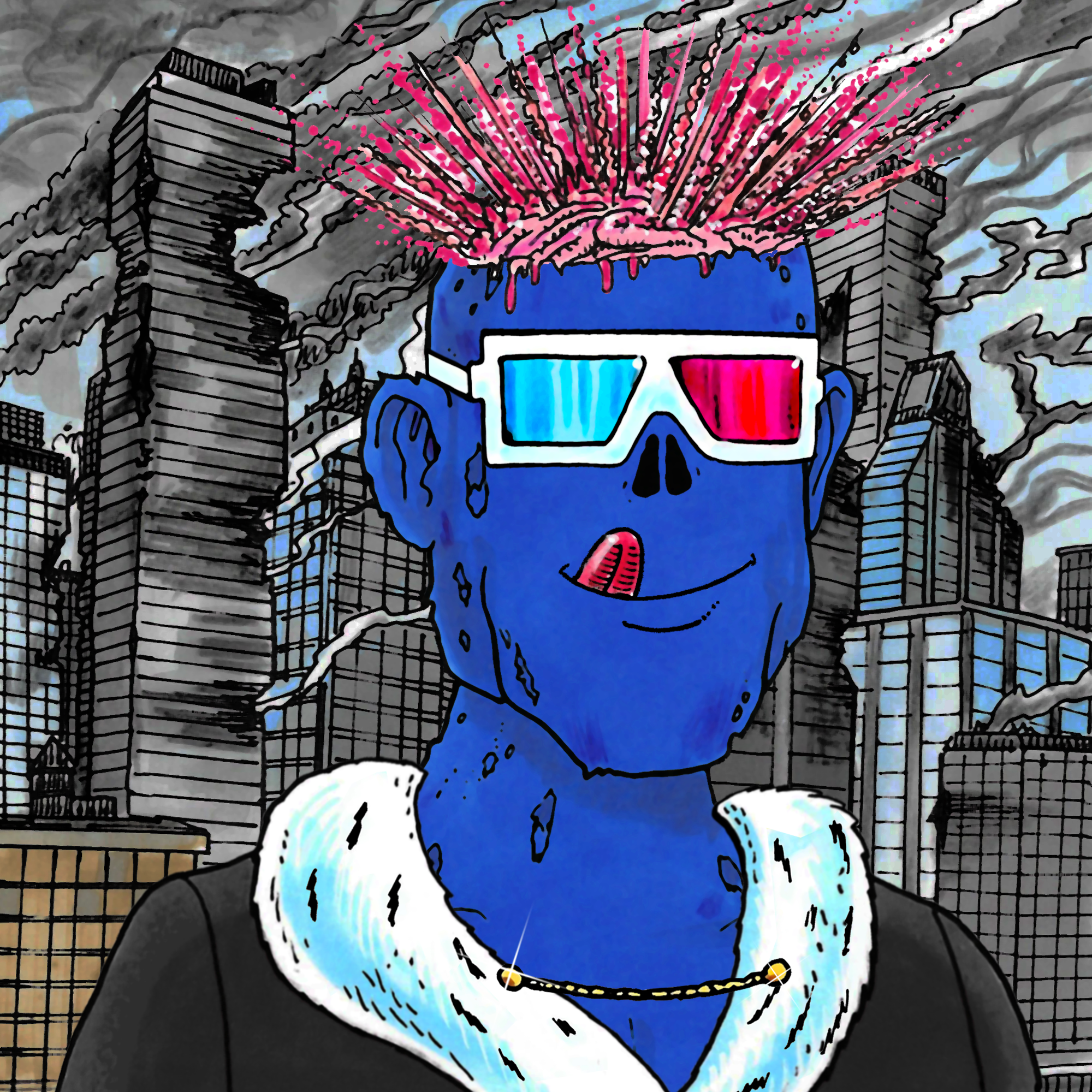 George Trosley - Jungle Freaks - Jungle Freak 4671 - NFT # 4671