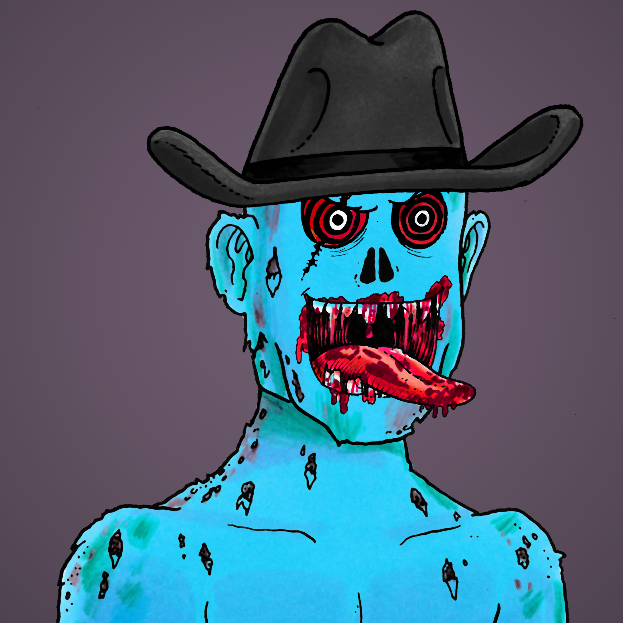 George Trosley - Jungle Freaks - Jungle Freak 4672 - NFT # 4672