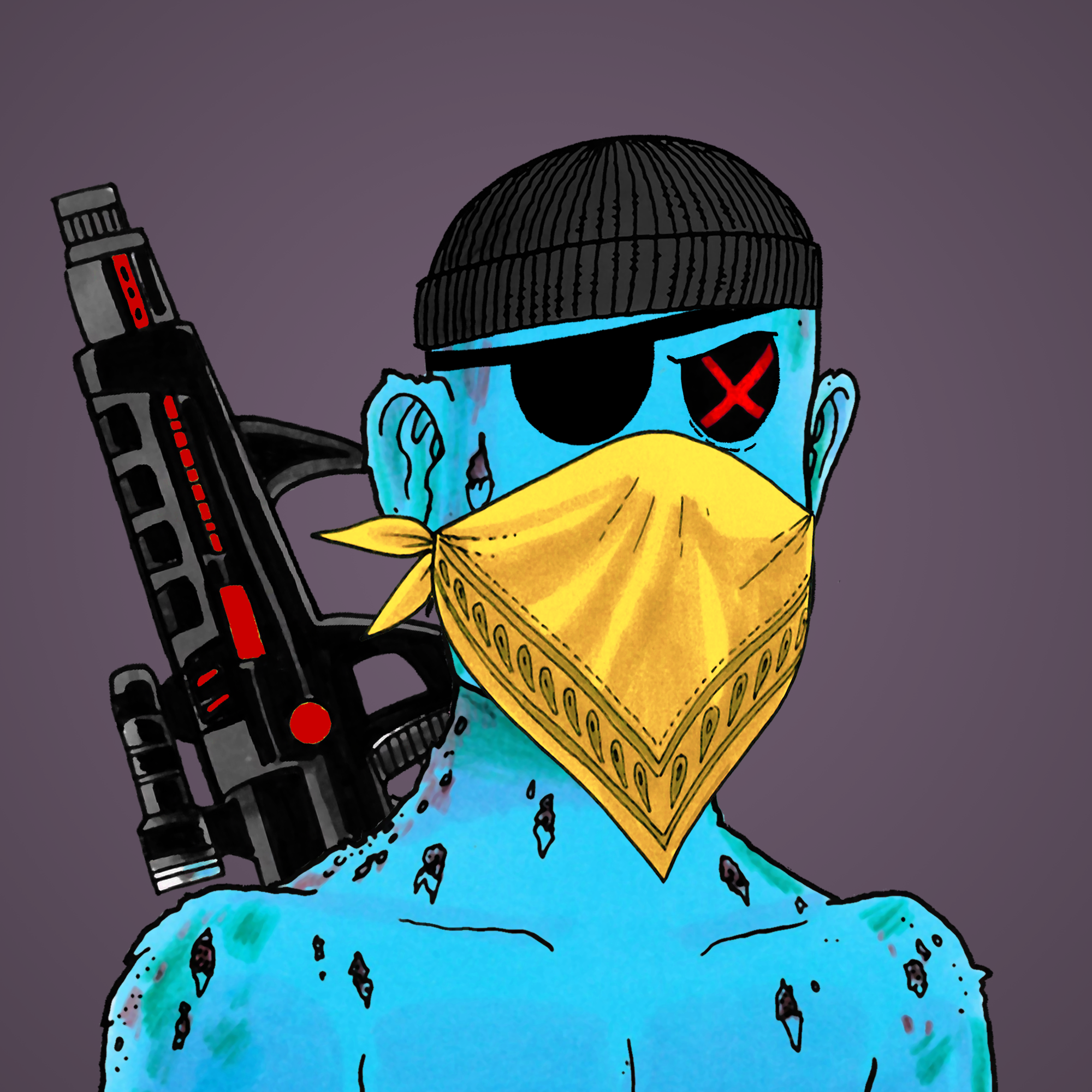 George Trosley - Jungle Freaks - Jungle Freak 468 - NFT # 468