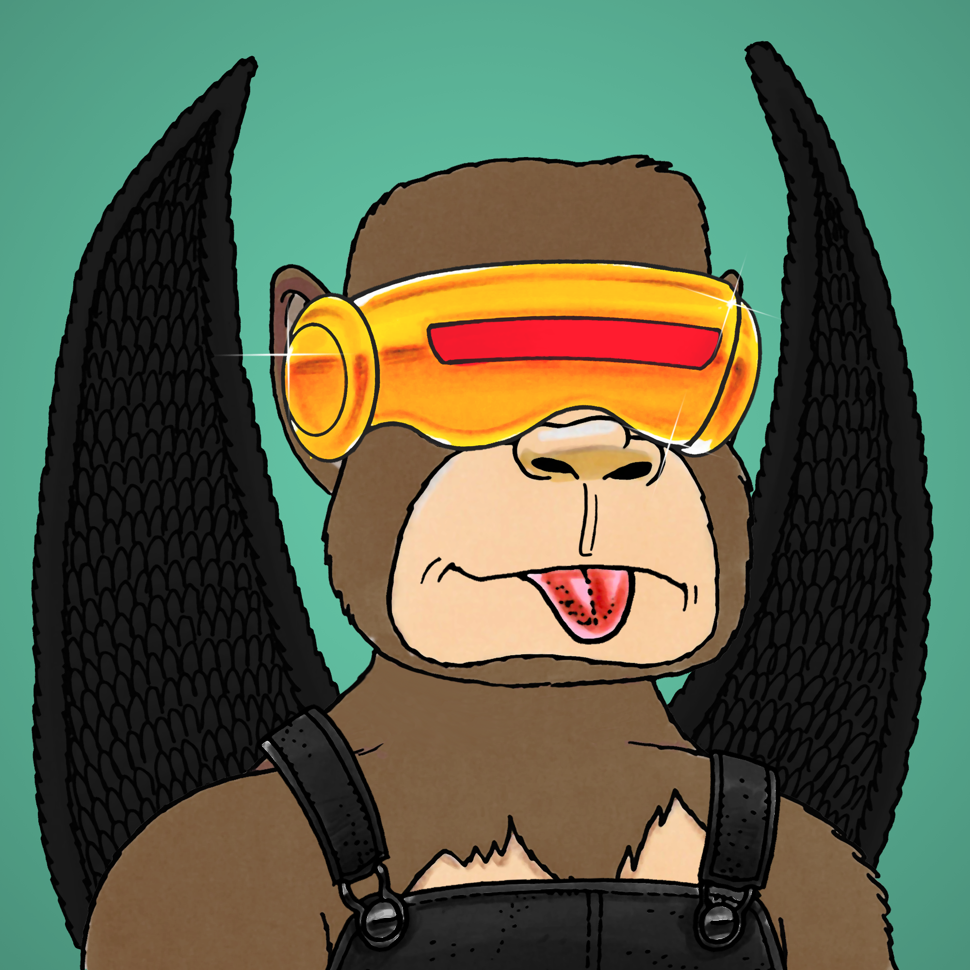 George Trosley - Jungle Freaks - Jungle Freak 4681 - NFT # 4681