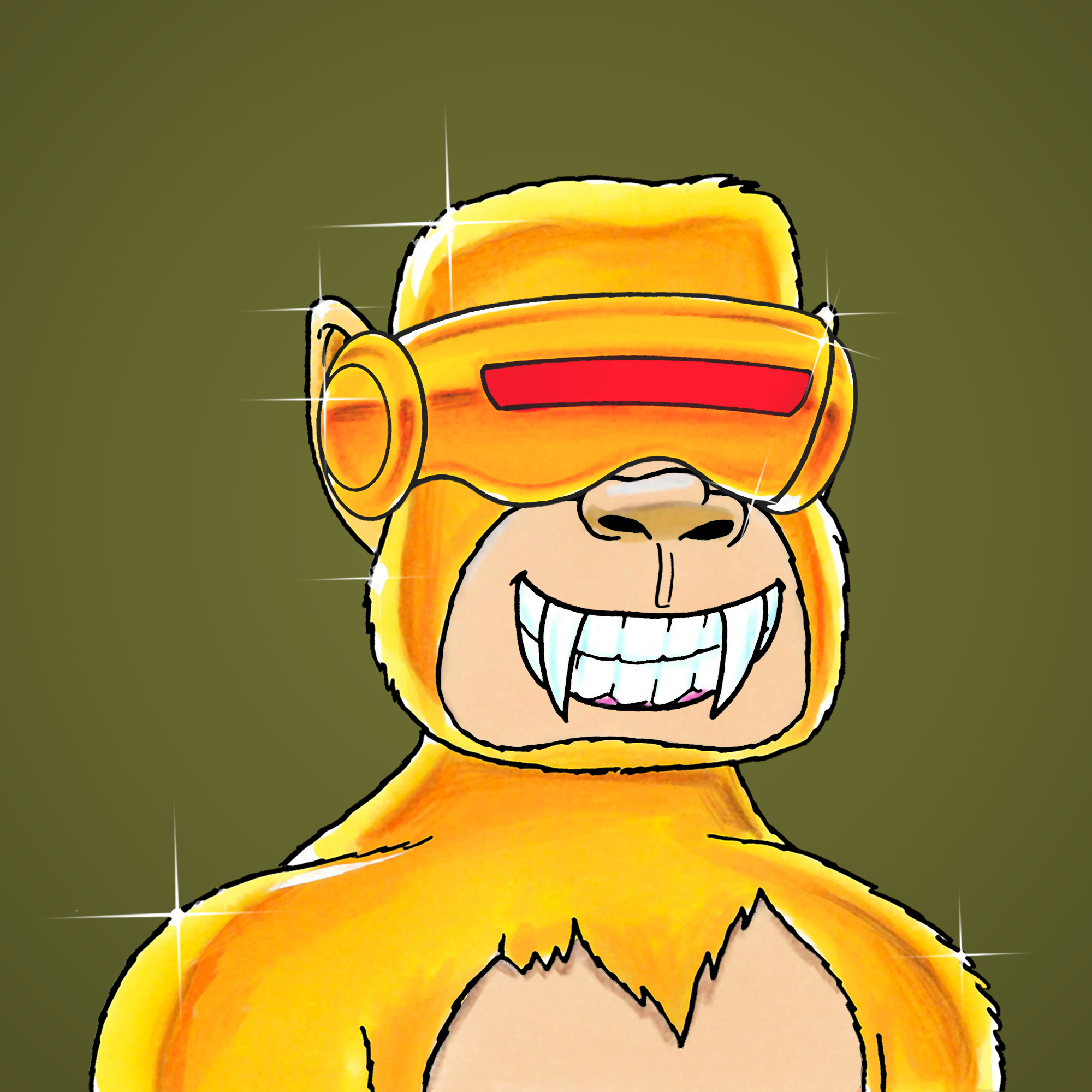 George Trosley - Jungle Freaks - Jungle Freak 4683 - NFT # 4683