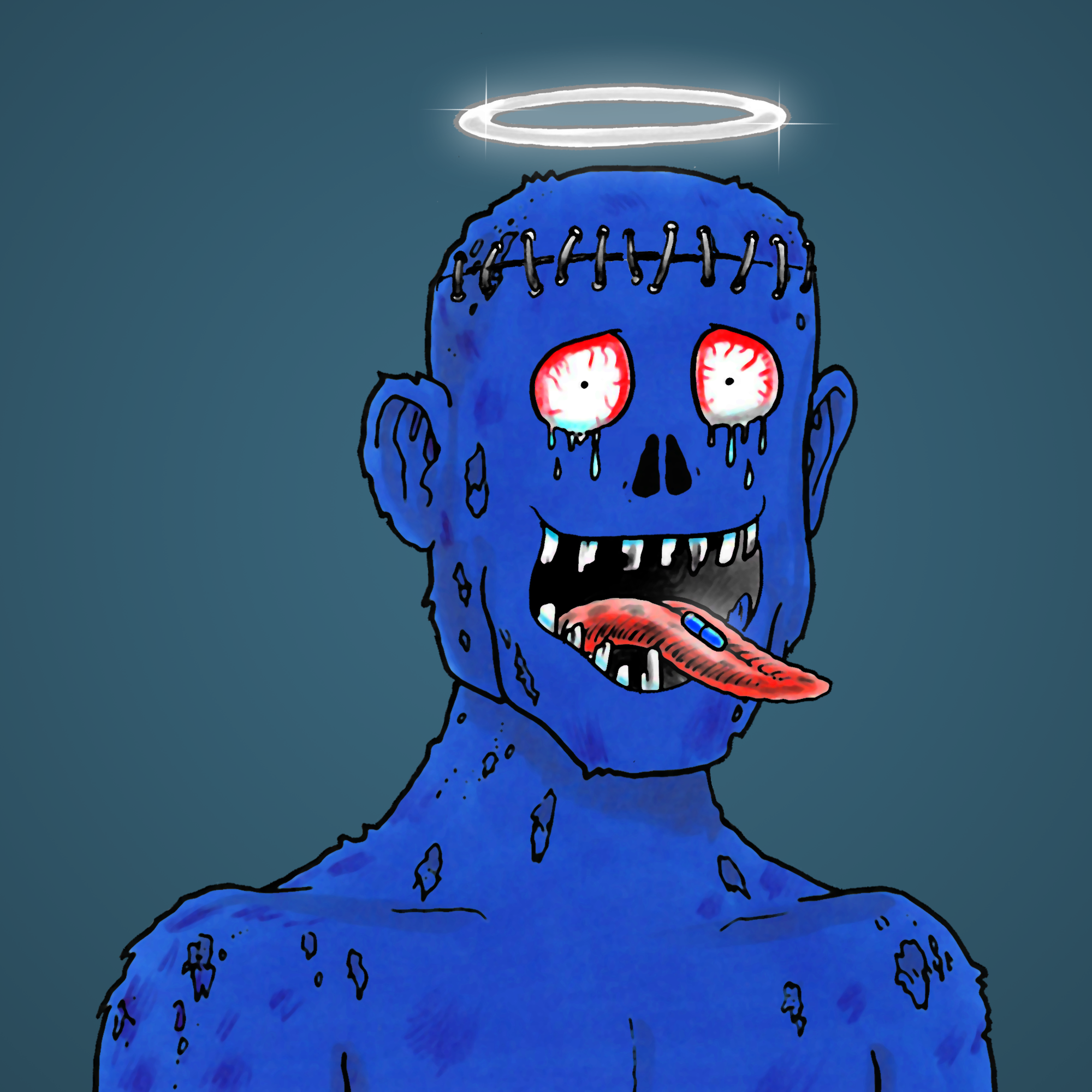 George Trosley - Jungle Freaks - Jungle Freak 4684 - NFT # 4684