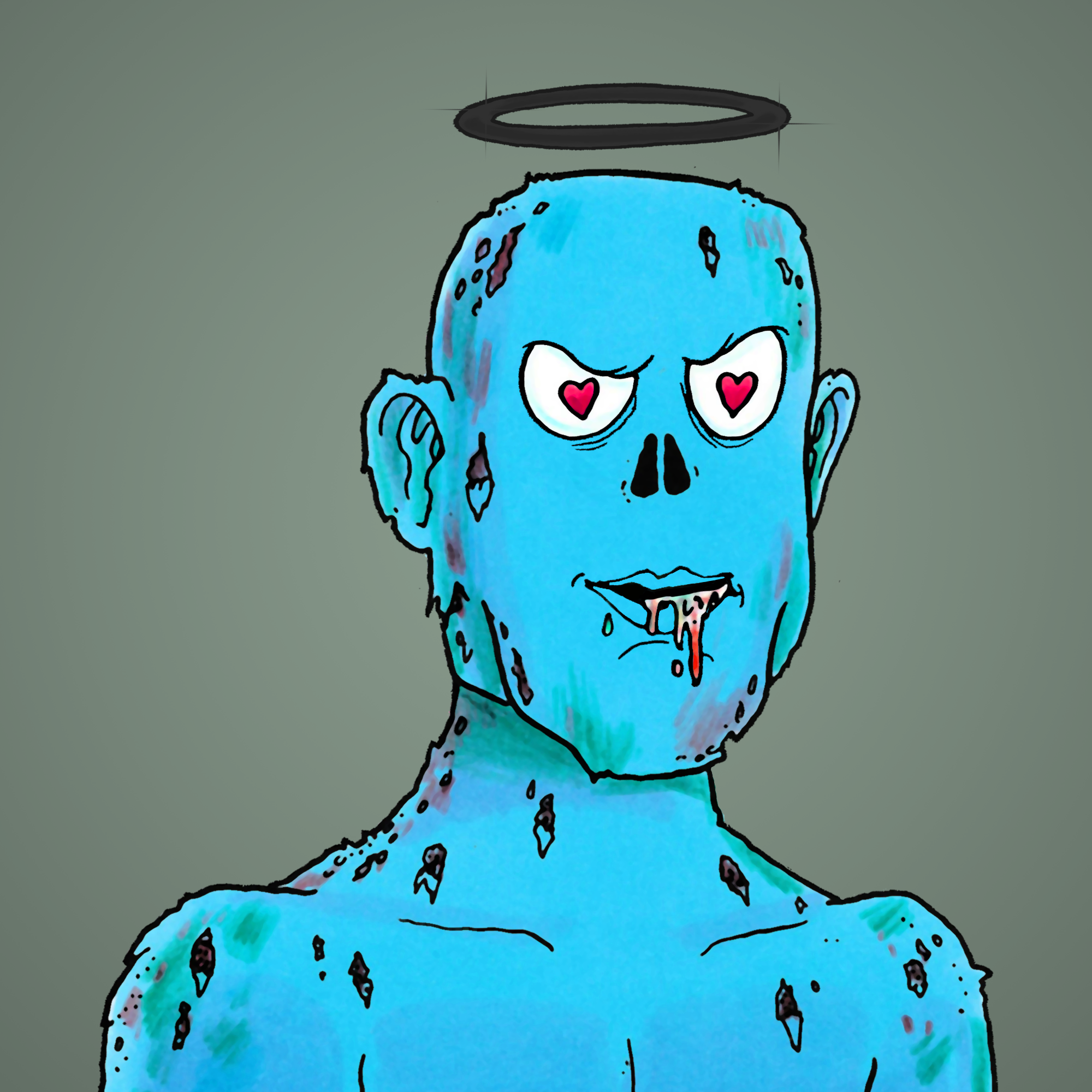 George Trosley - Jungle Freaks - Jungle Freak 4687 - NFT # 4687