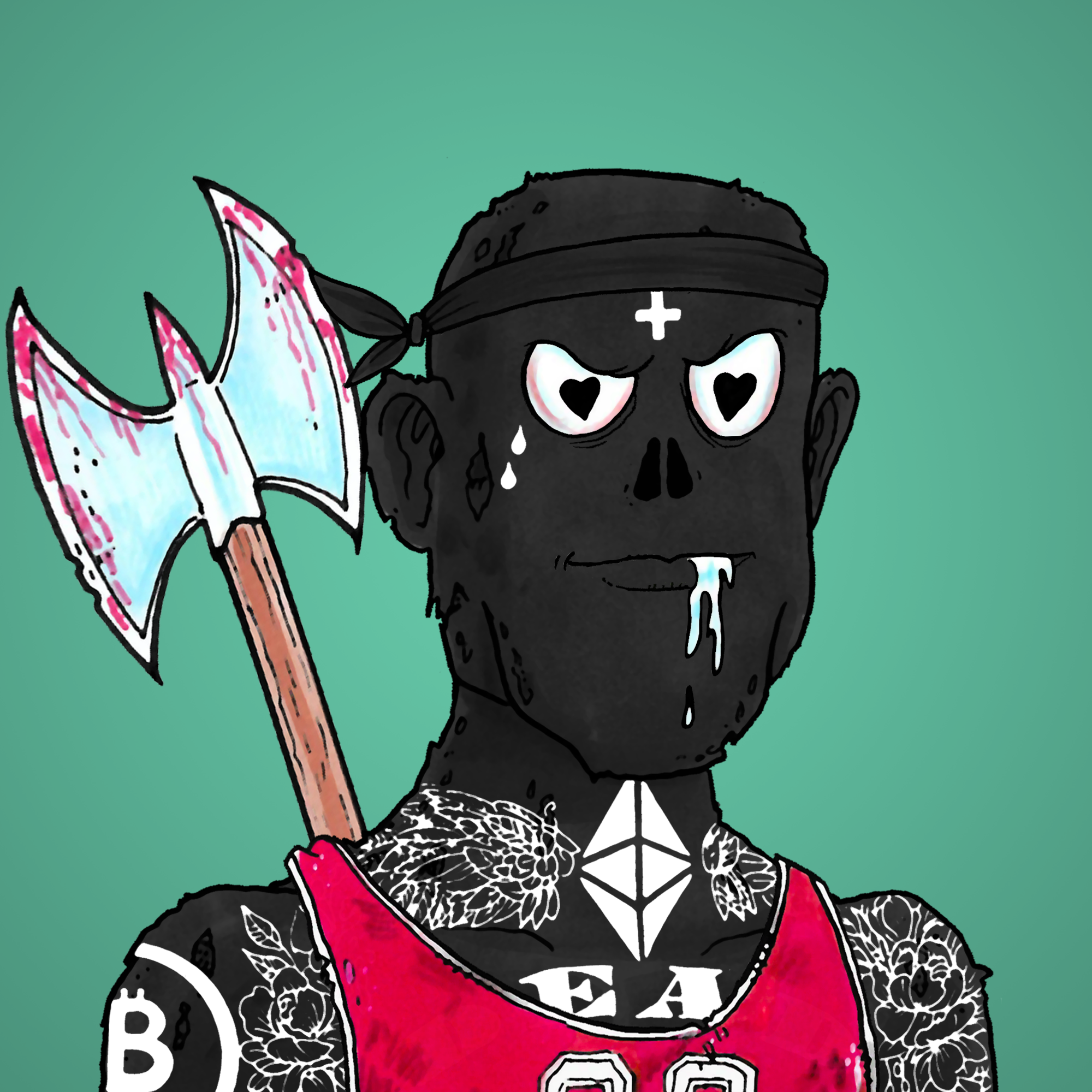 George Trosley - Jungle Freaks - Jungle Freak 4692 - NFT # 4692