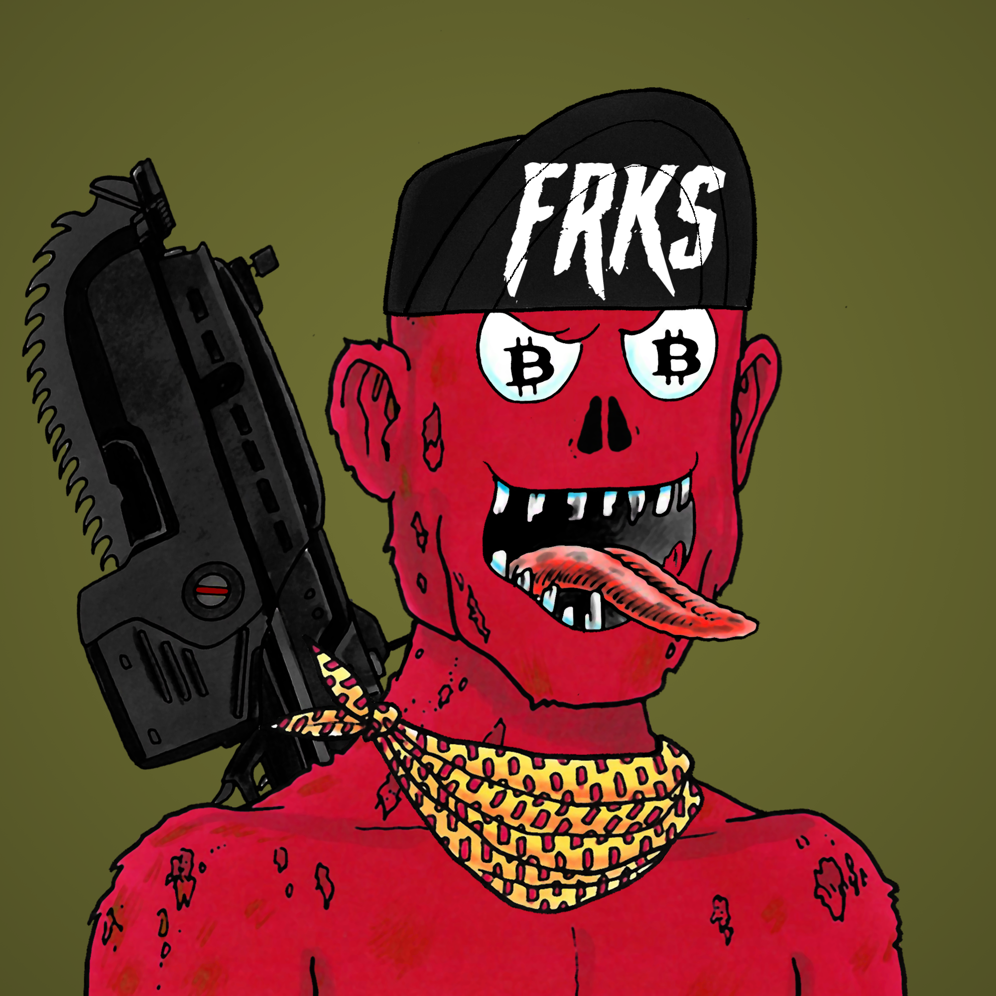 George Trosley - Jungle Freaks - Jungle Freak 4694 - NFT # 4694