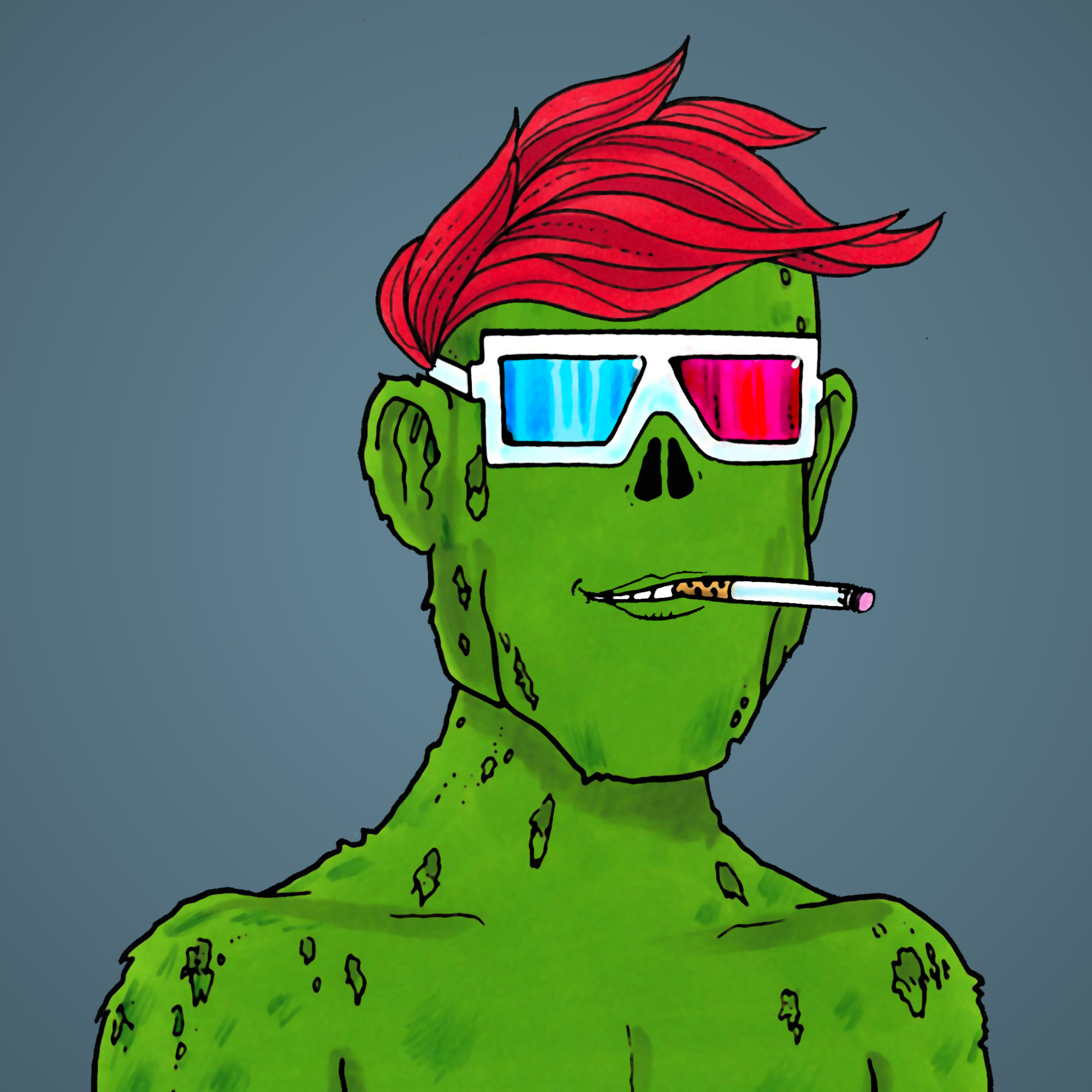 George Trosley - Jungle Freaks - Jungle Freak 4696 - NFT # 4696