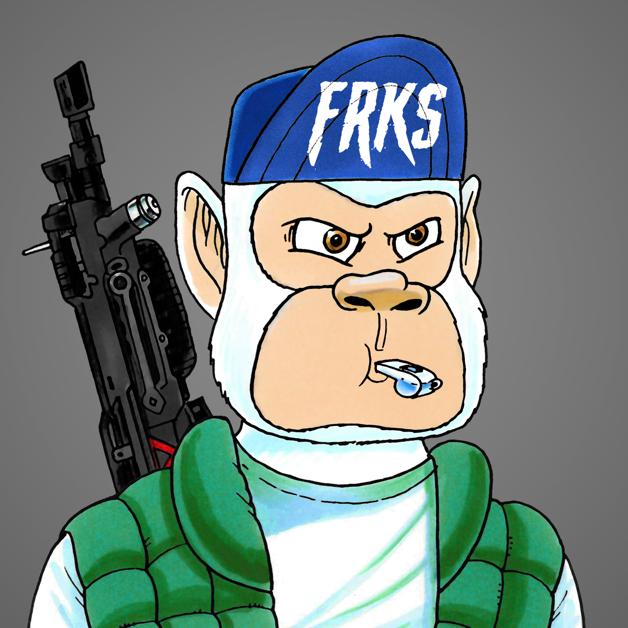 George Trosley - Jungle Freaks - Jungle Freak 4697 - NFT # 4697