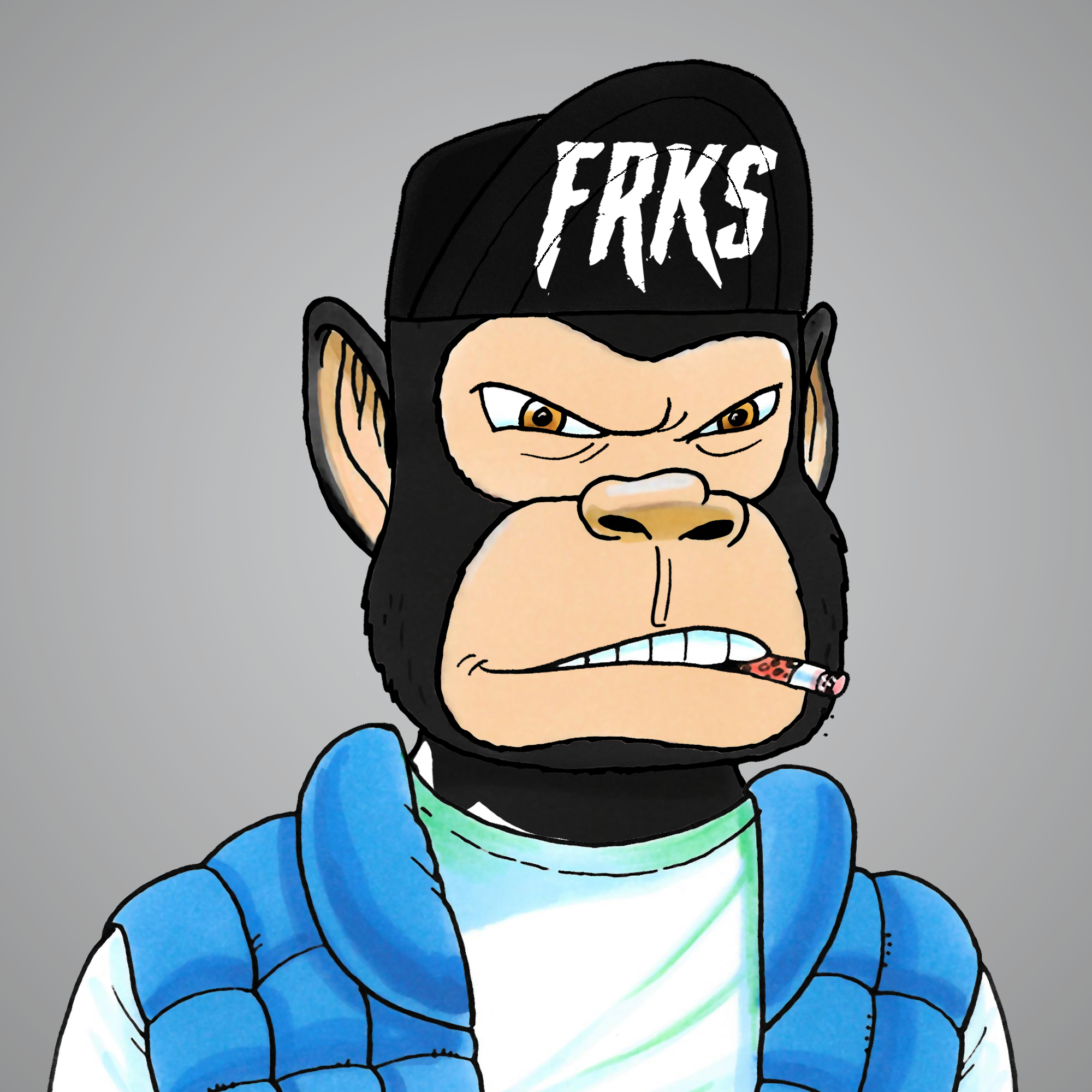 George Trosley - Jungle Freaks - Jungle Freak 4707 - NFT # 4707