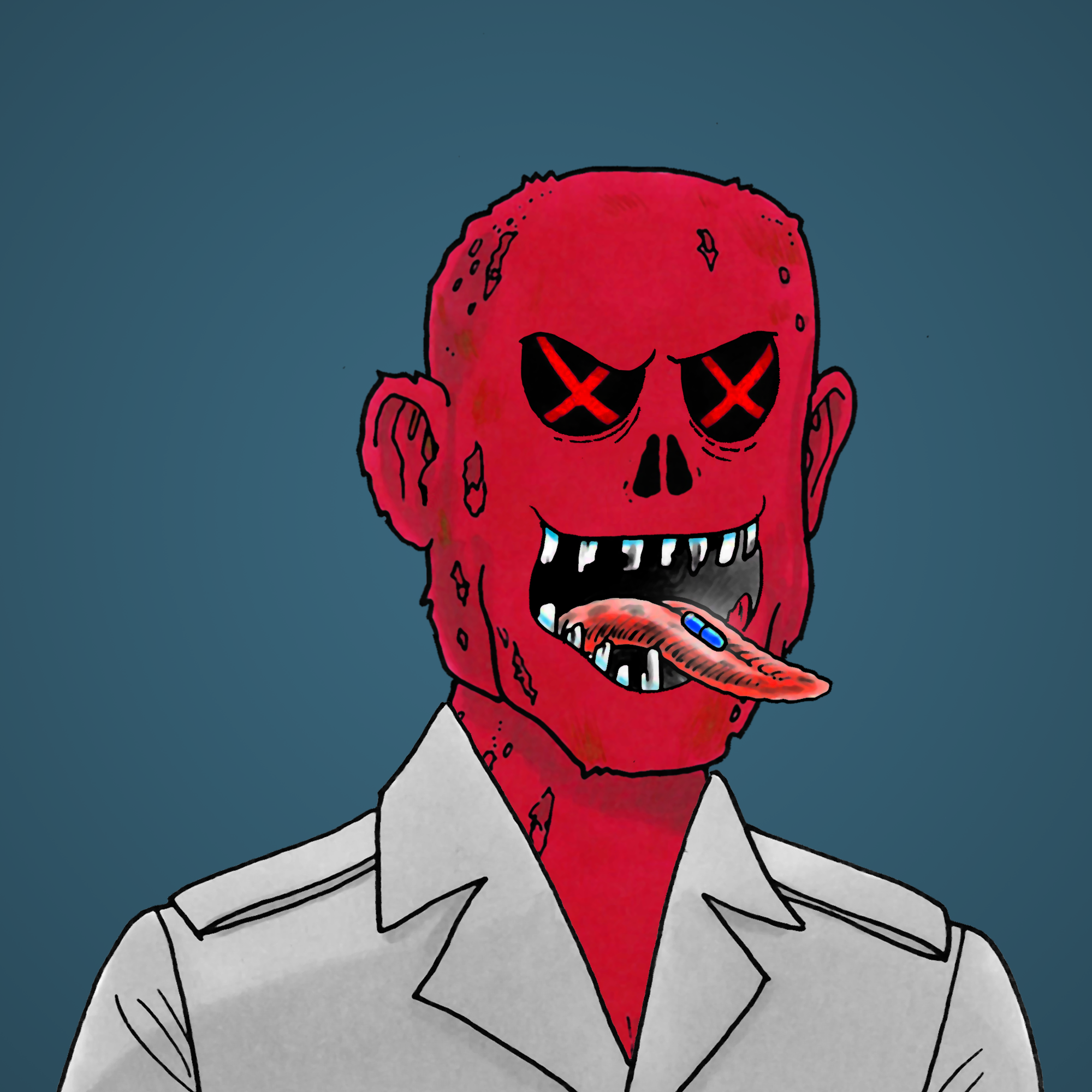 George Trosley - Jungle Freaks - Jungle Freak 4715 - NFT # 4715