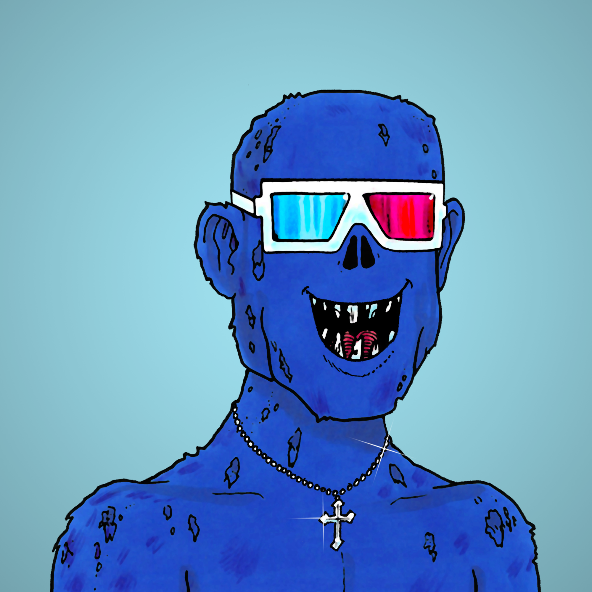 George Trosley - Jungle Freaks - Jungle Freak 472 - NFT # 472