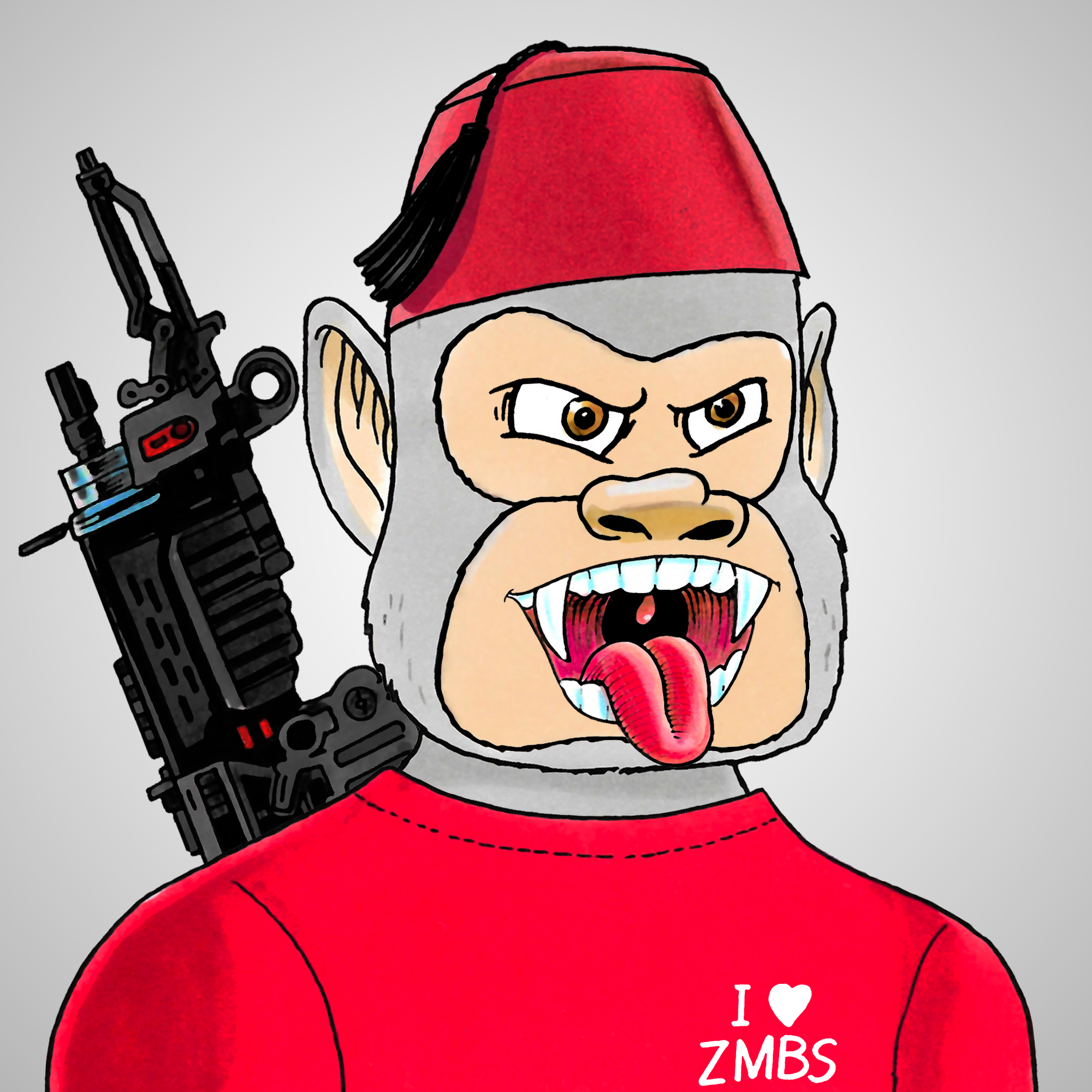 George Trosley - Jungle Freaks - Jungle Freak 4721 - NFT # 4721