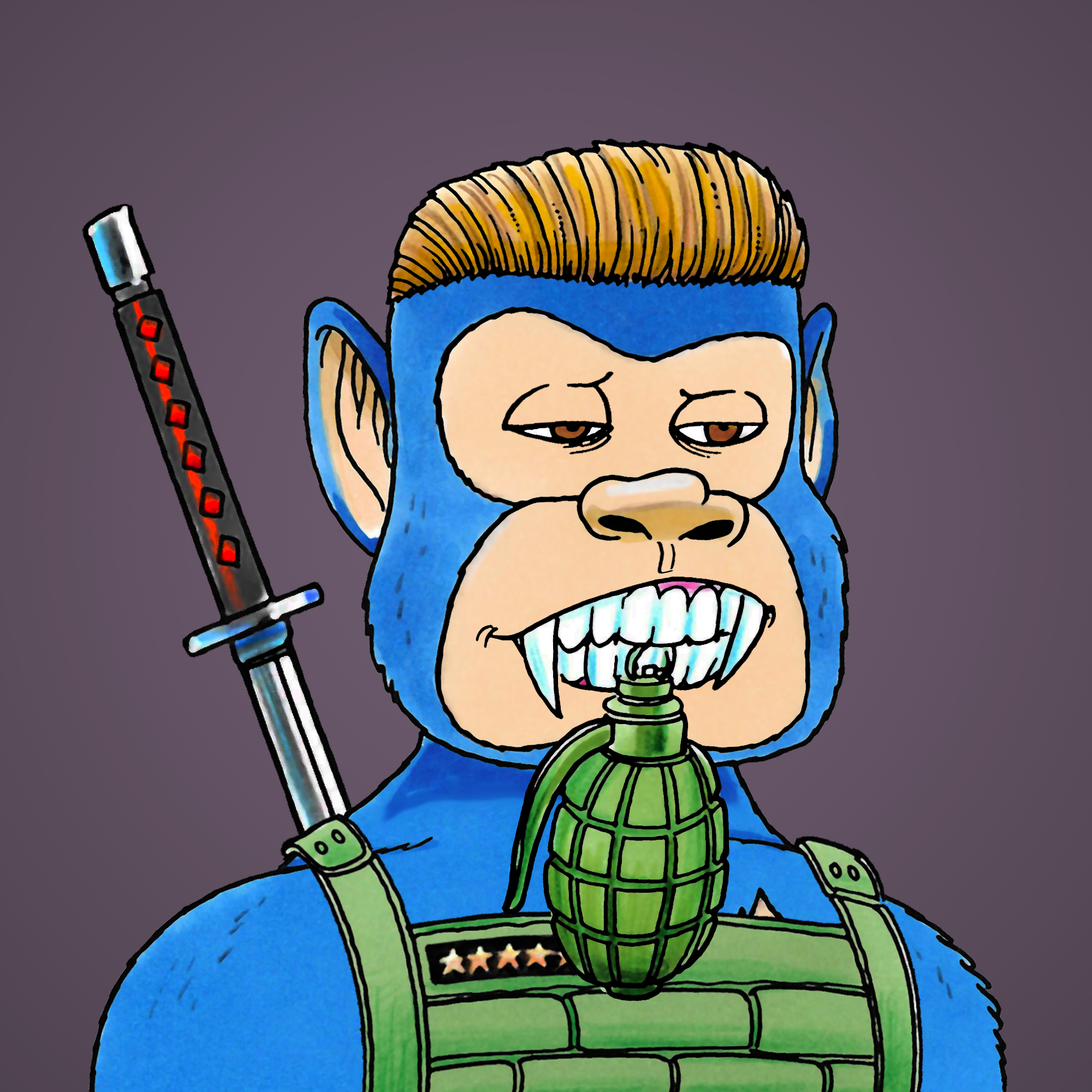 George Trosley - Jungle Freaks - Jungle Freak 4724 - NFT # 4724