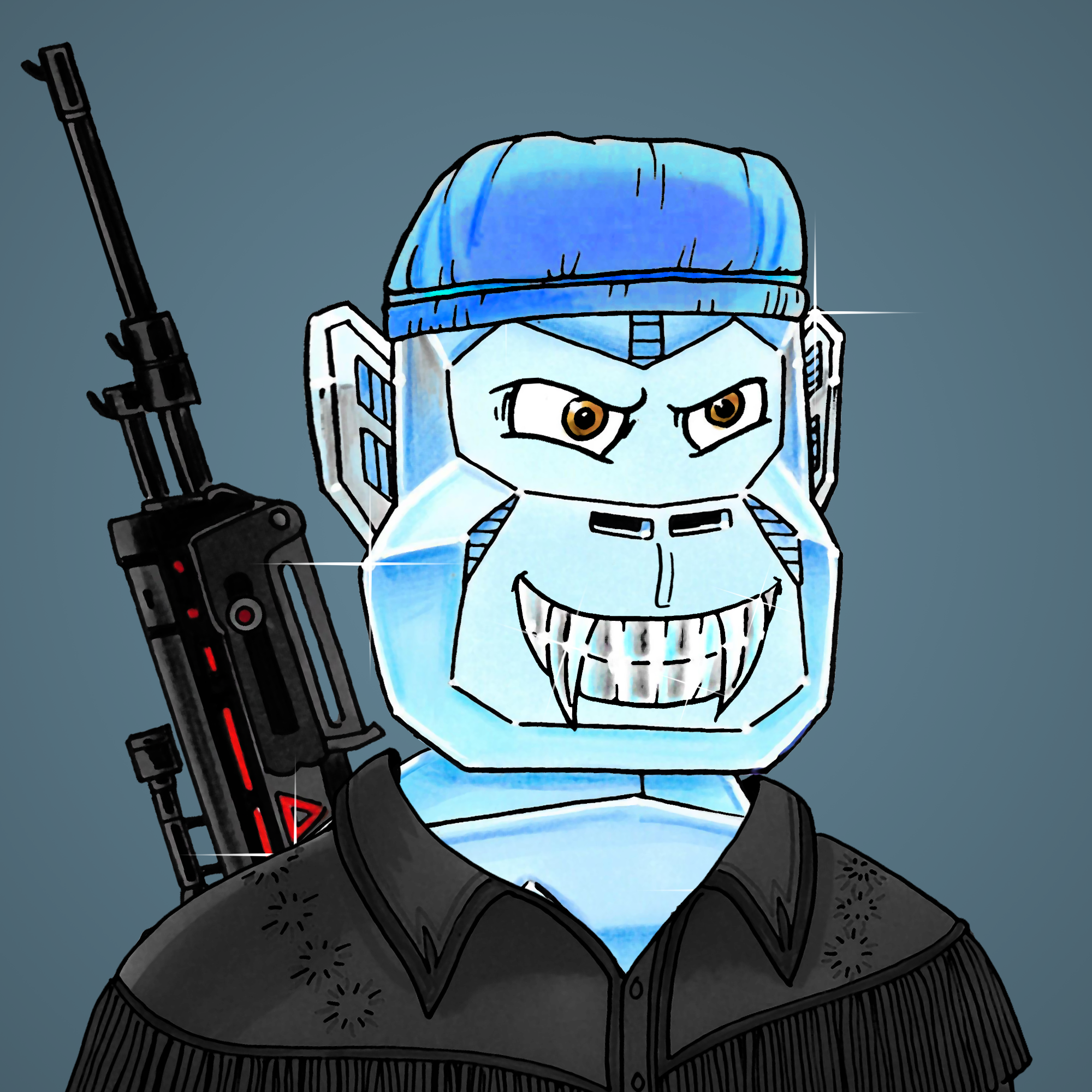 George Trosley - Jungle Freaks - Jungle Freak 4726 - NFT # 4726