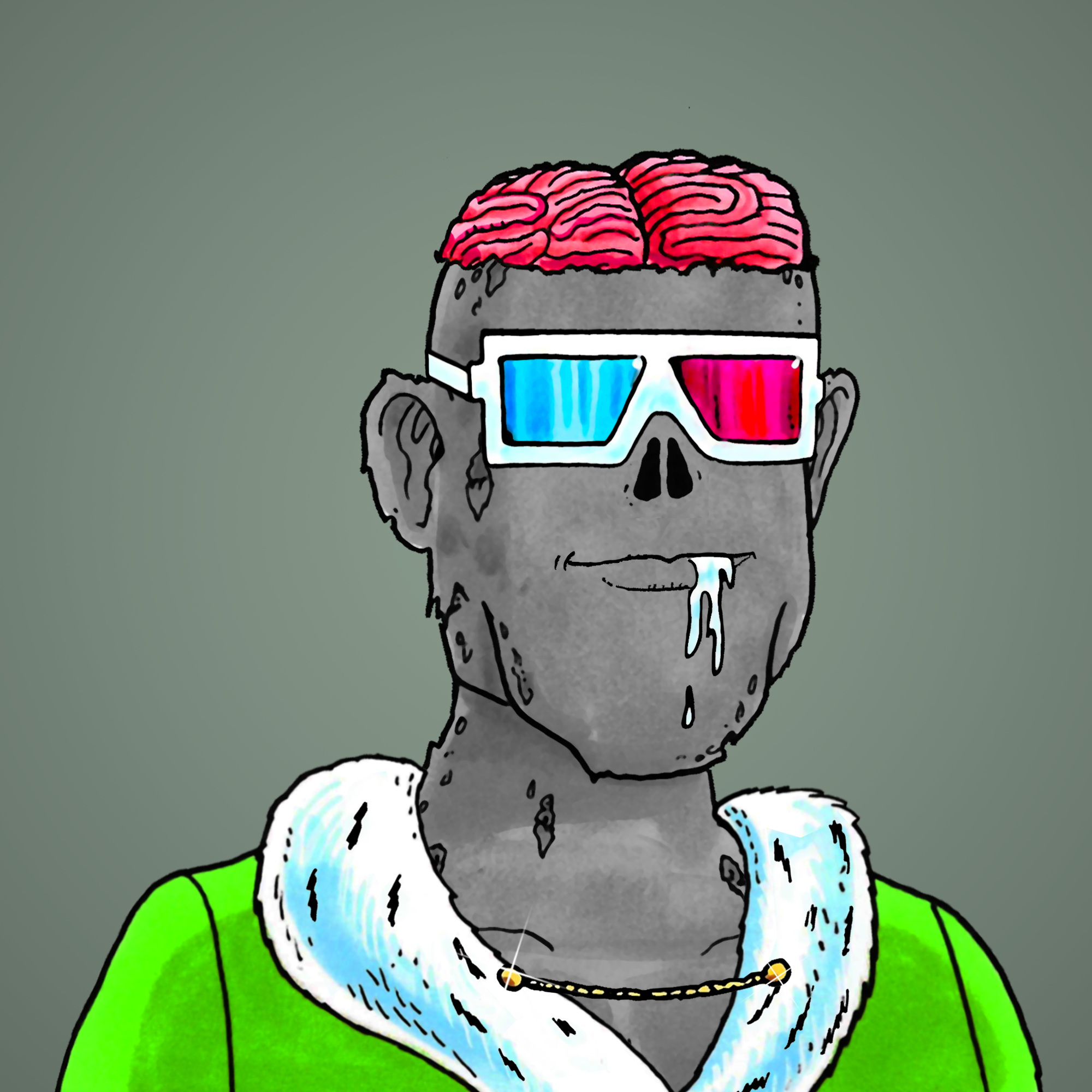 George Trosley - Jungle Freaks - Jungle Freak 473 - NFT # 473