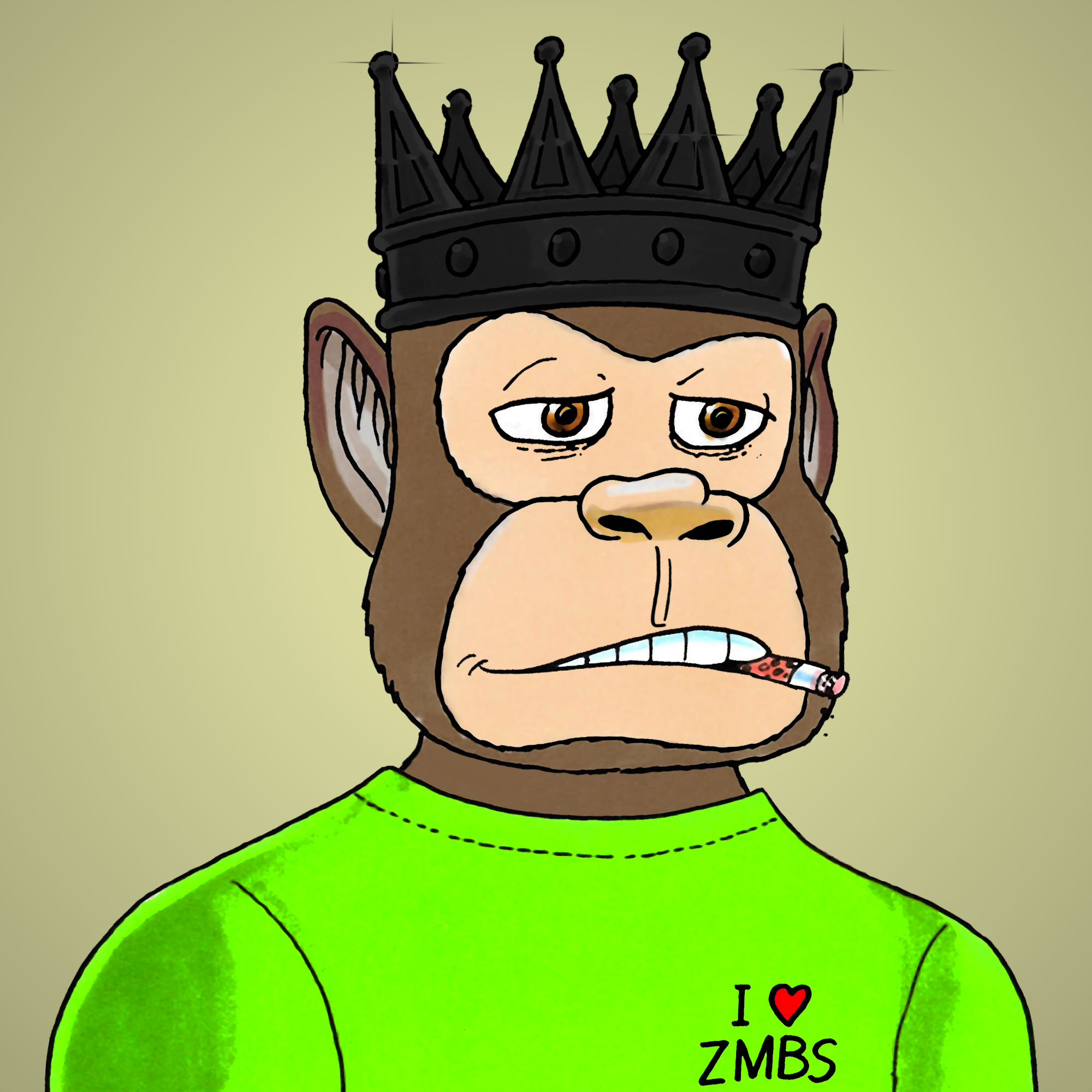 George Trosley - Jungle Freaks - Jungle Freak 4730 - NFT # 4730