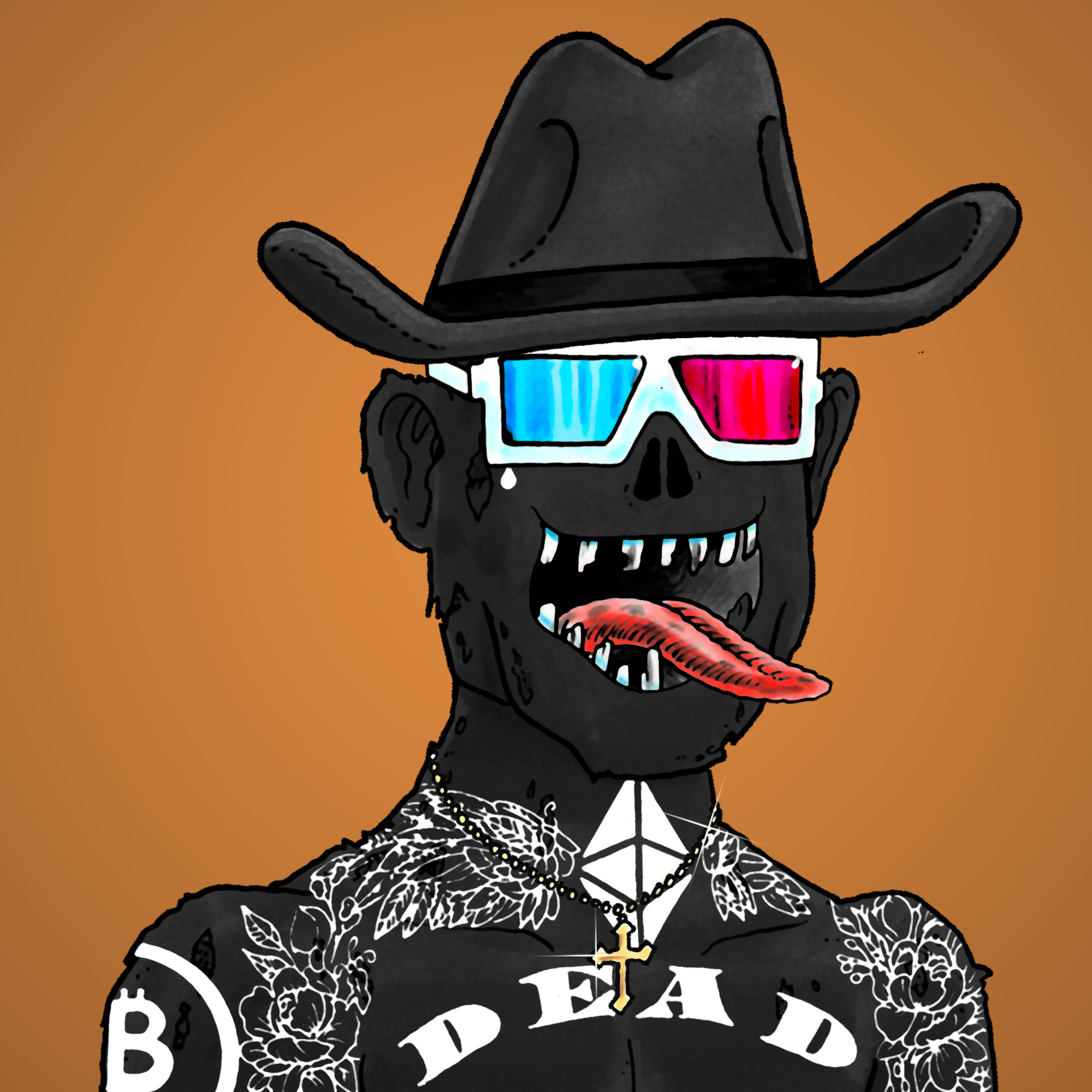 George Trosley - Jungle Freaks - Jungle Freak 4732 - NFT # 4732