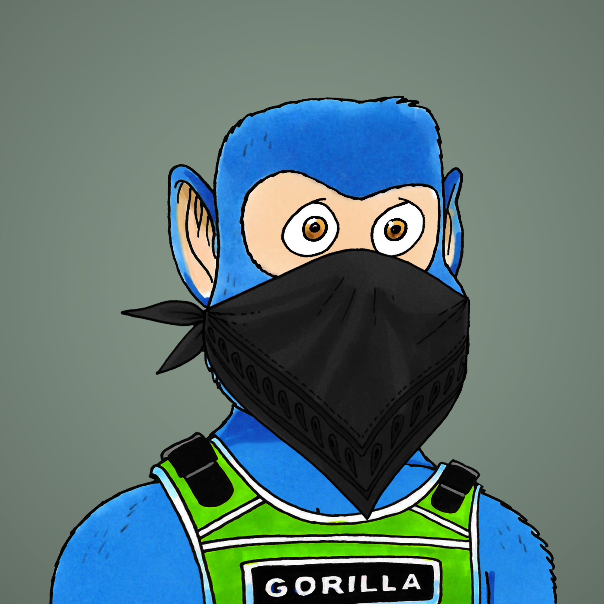 George Trosley - Jungle Freaks - Jungle Freak 4736 - NFT # 4736