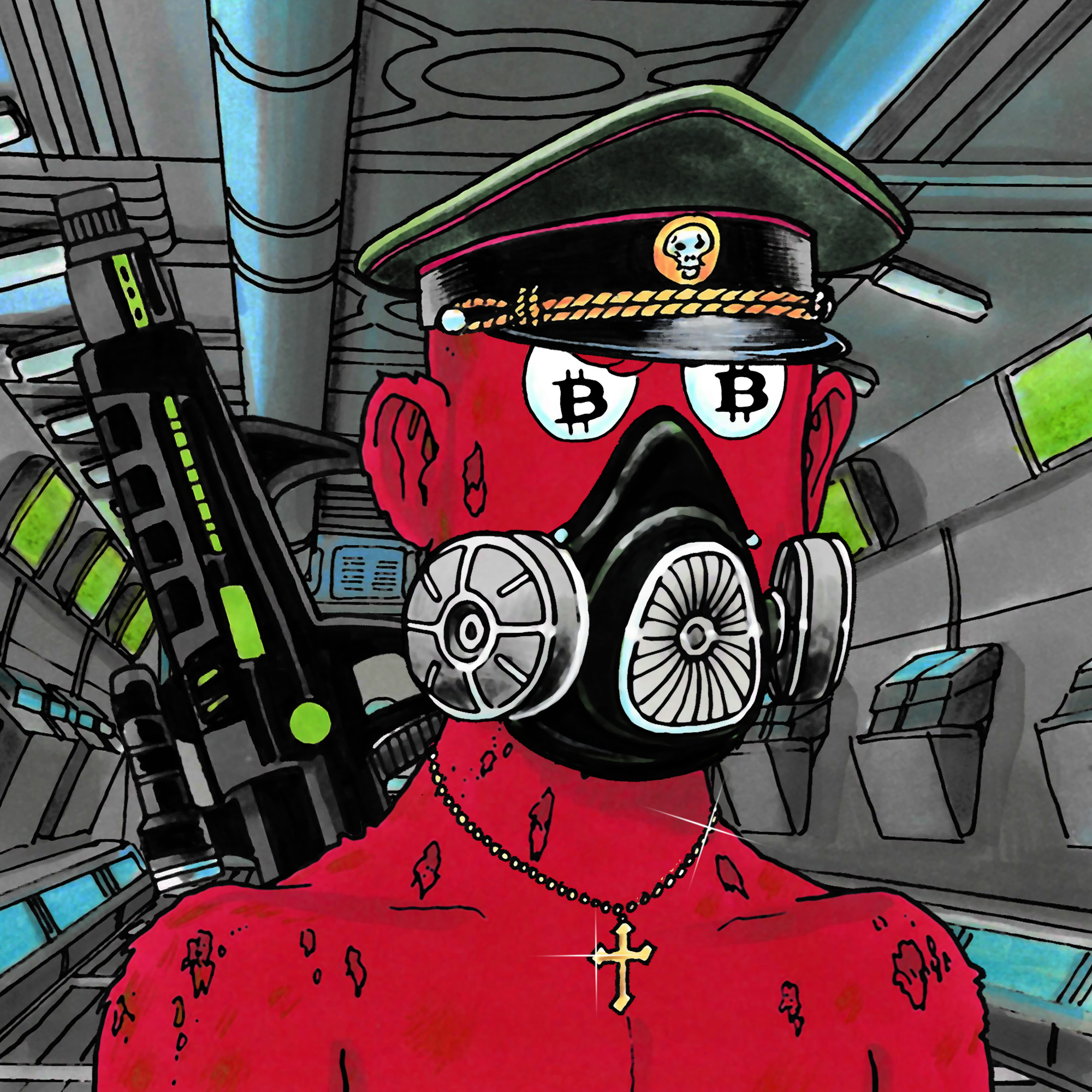 George Trosley - Jungle Freaks - Jungle Freak 4738 - NFT # 4738