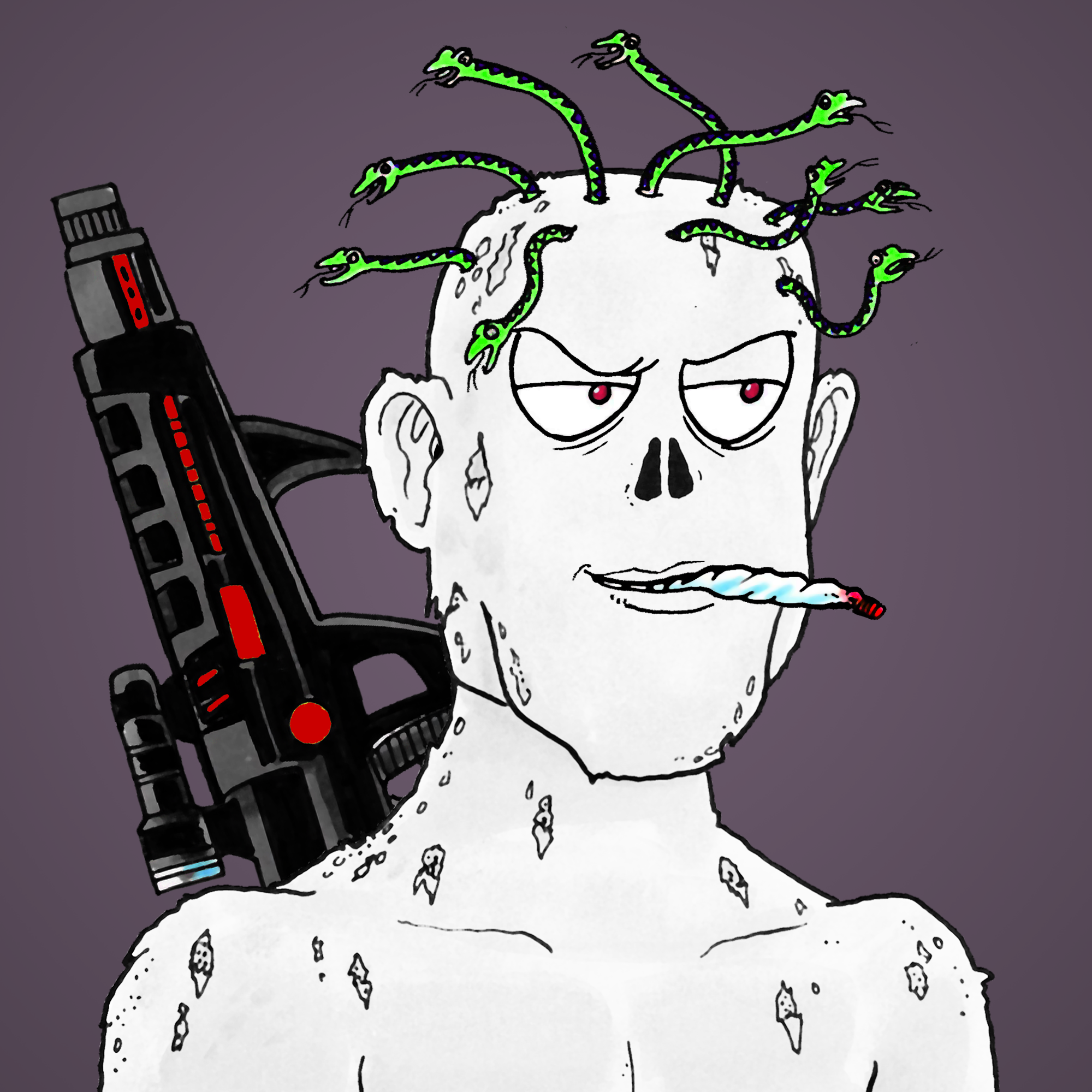 George Trosley - Jungle Freaks - Jungle Freak 4756 - NFT # 4756