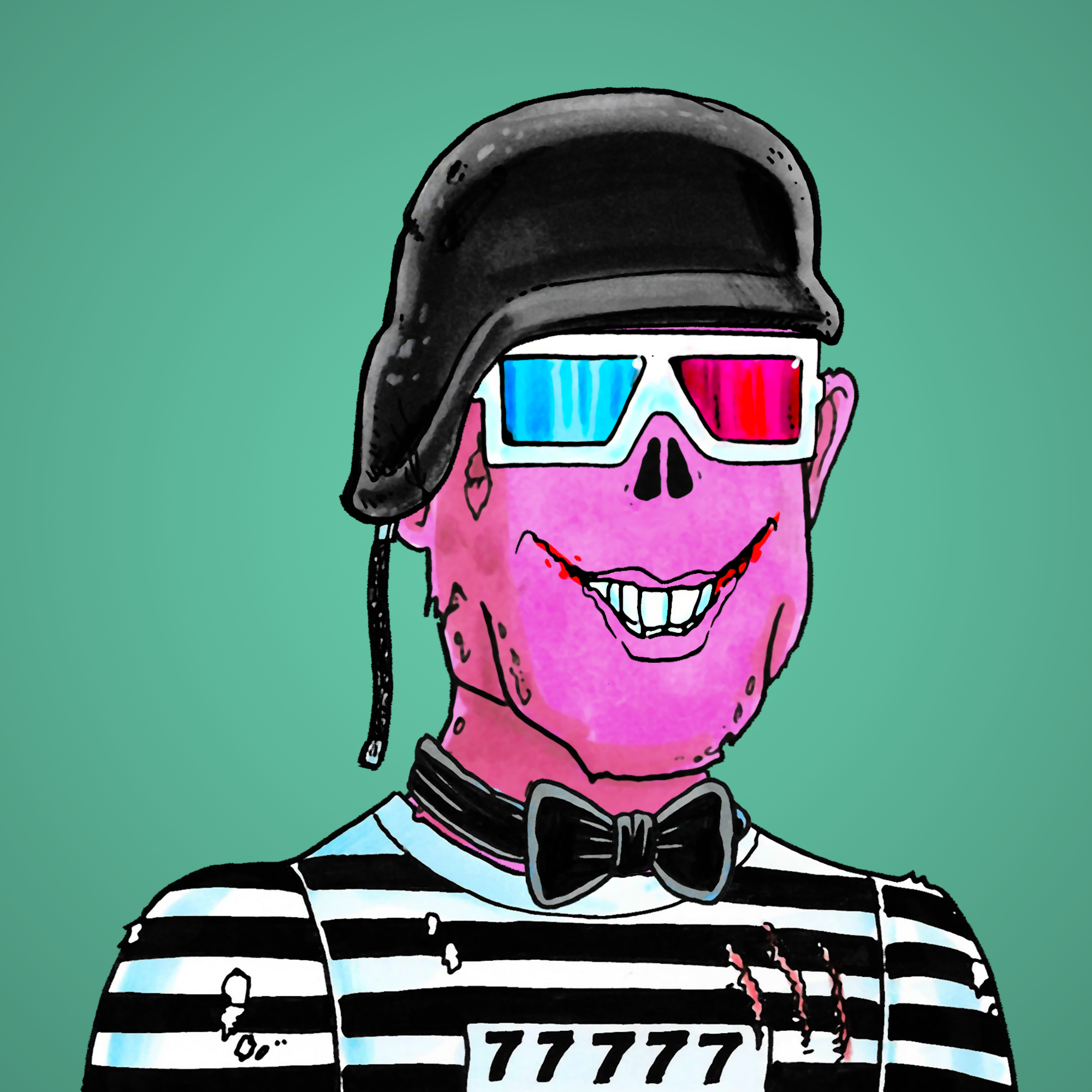 George Trosley - Jungle Freaks - Jungle Freak 4759 - NFT # 4759