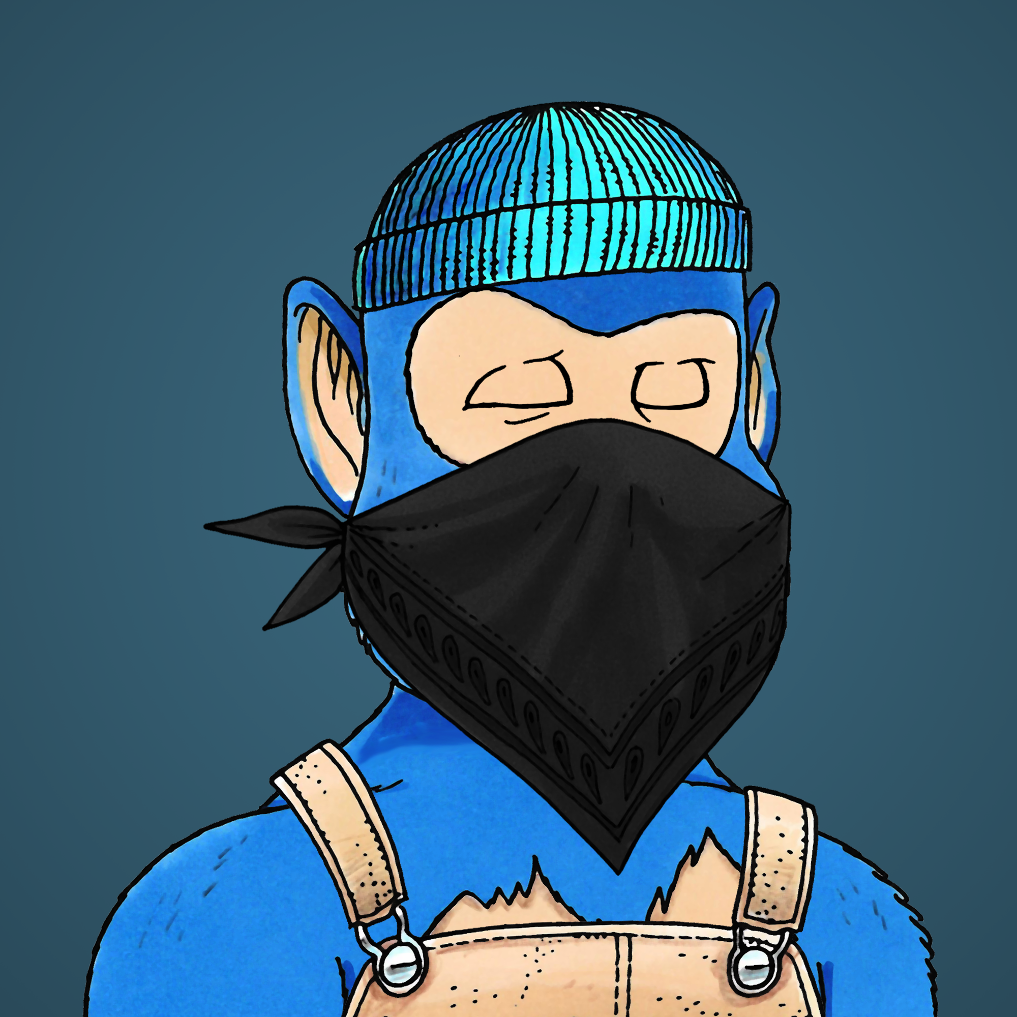 George Trosley - Jungle Freaks - Jungle Freak 4760 - NFT # 4760