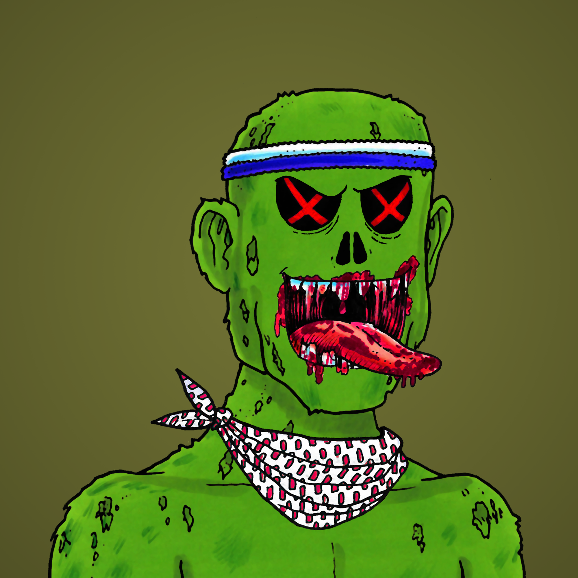 George Trosley - Jungle Freaks - Jungle Freak 4762 - NFT # 4762