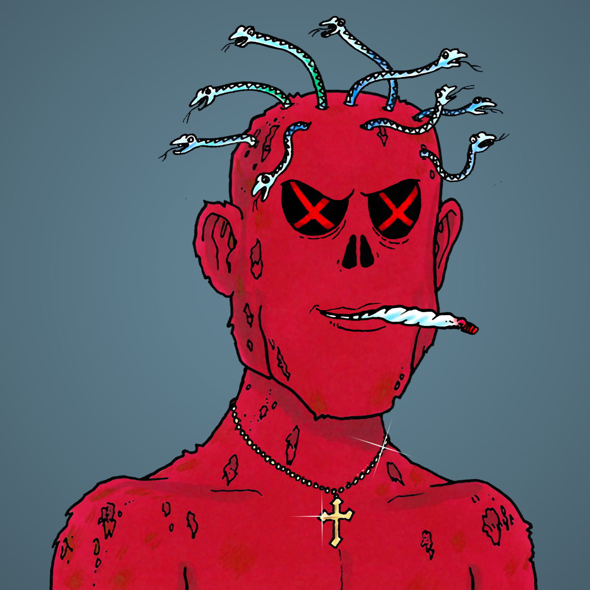 George Trosley - Jungle Freaks - Jungle Freak 4765 - NFT # 4765