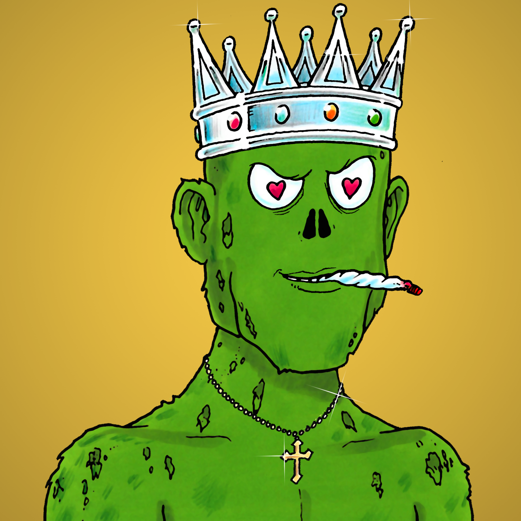 George Trosley - Jungle Freaks - Jungle Freak 4768 - NFT # 4768