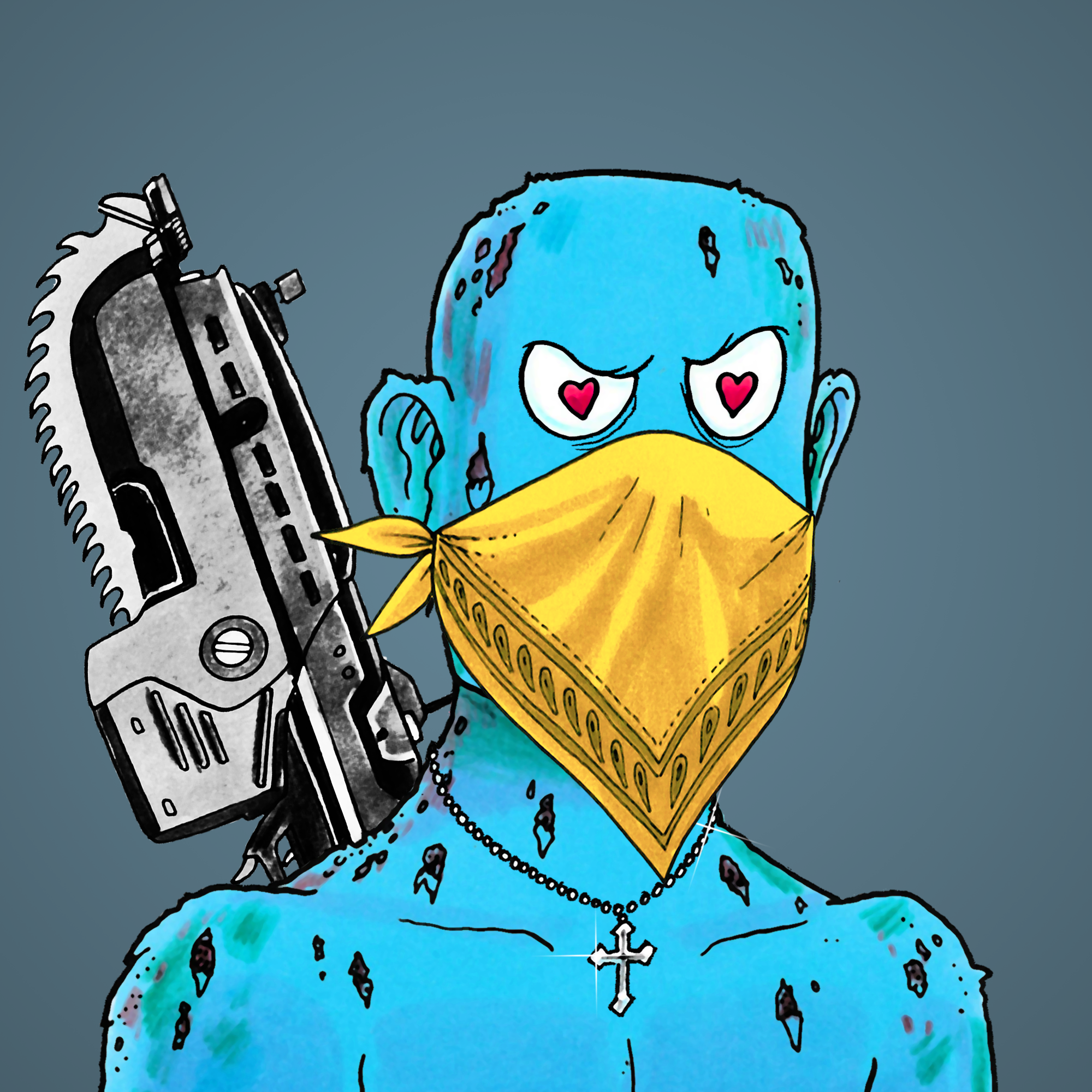 George Trosley - Jungle Freaks - Jungle Freak 4769 - NFT # 4769