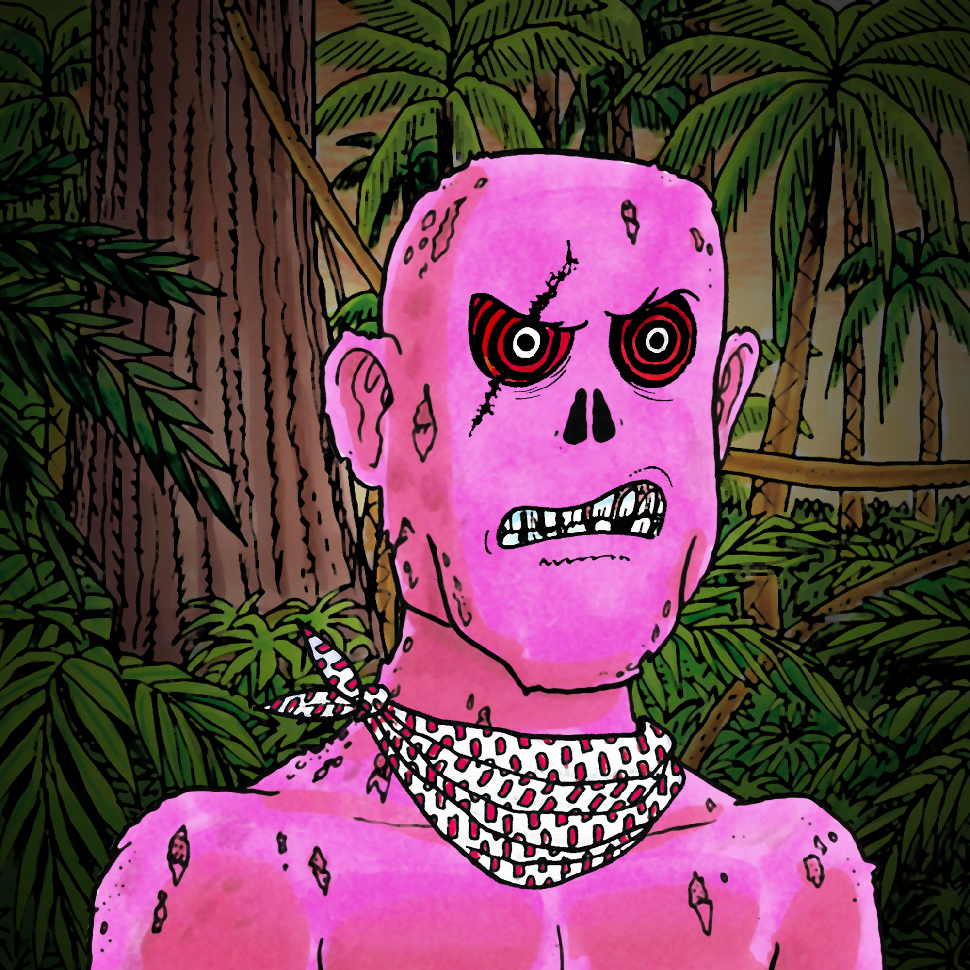 George Trosley - Jungle Freaks - Jungle Freak 477 - NFT # 477