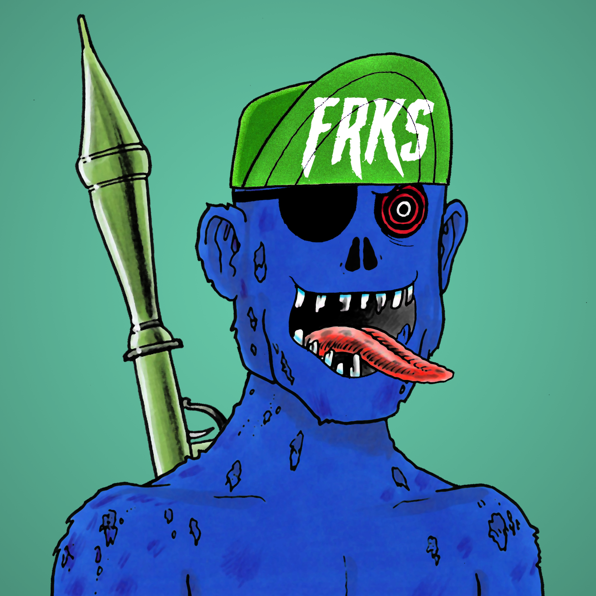 George Trosley - Jungle Freaks - Jungle Freak 4772 - NFT # 4772