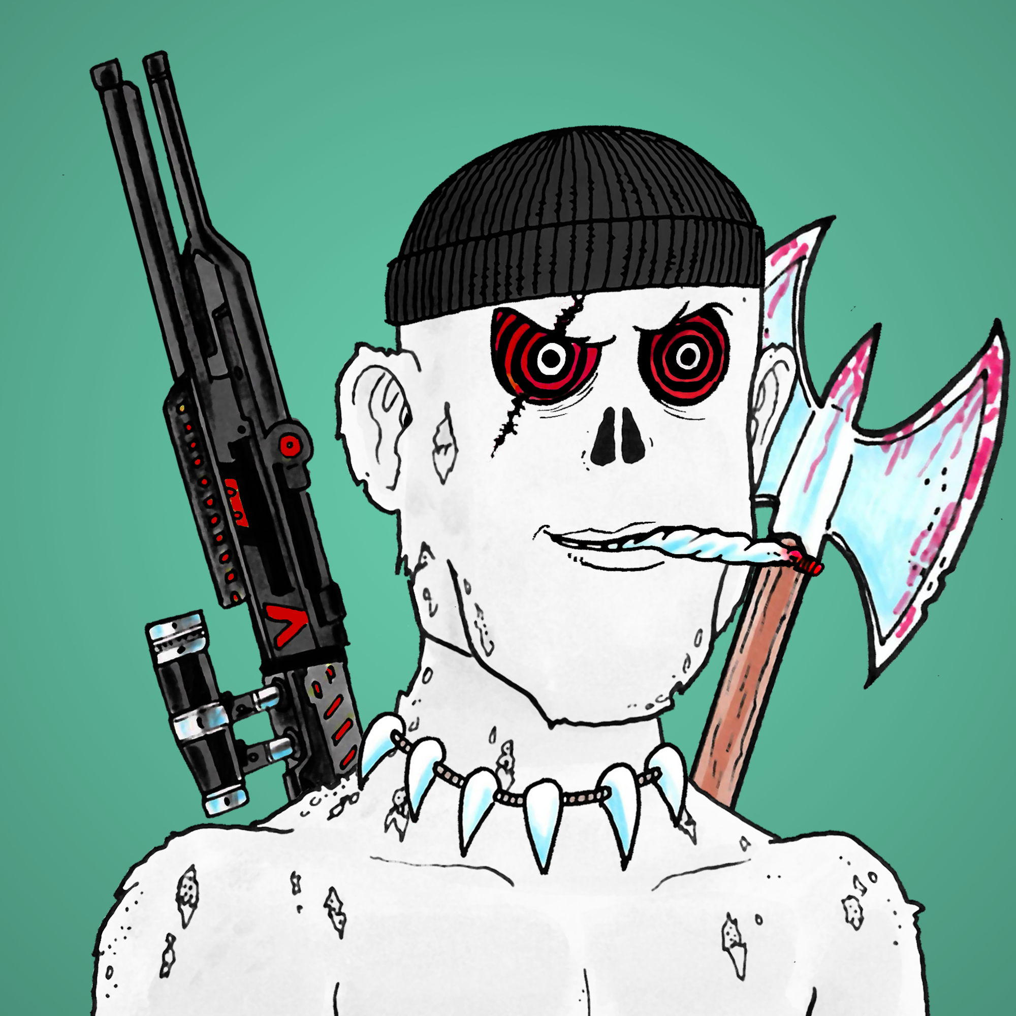 George Trosley - Jungle Freaks - Jungle Freak 4787 - NFT # 4787