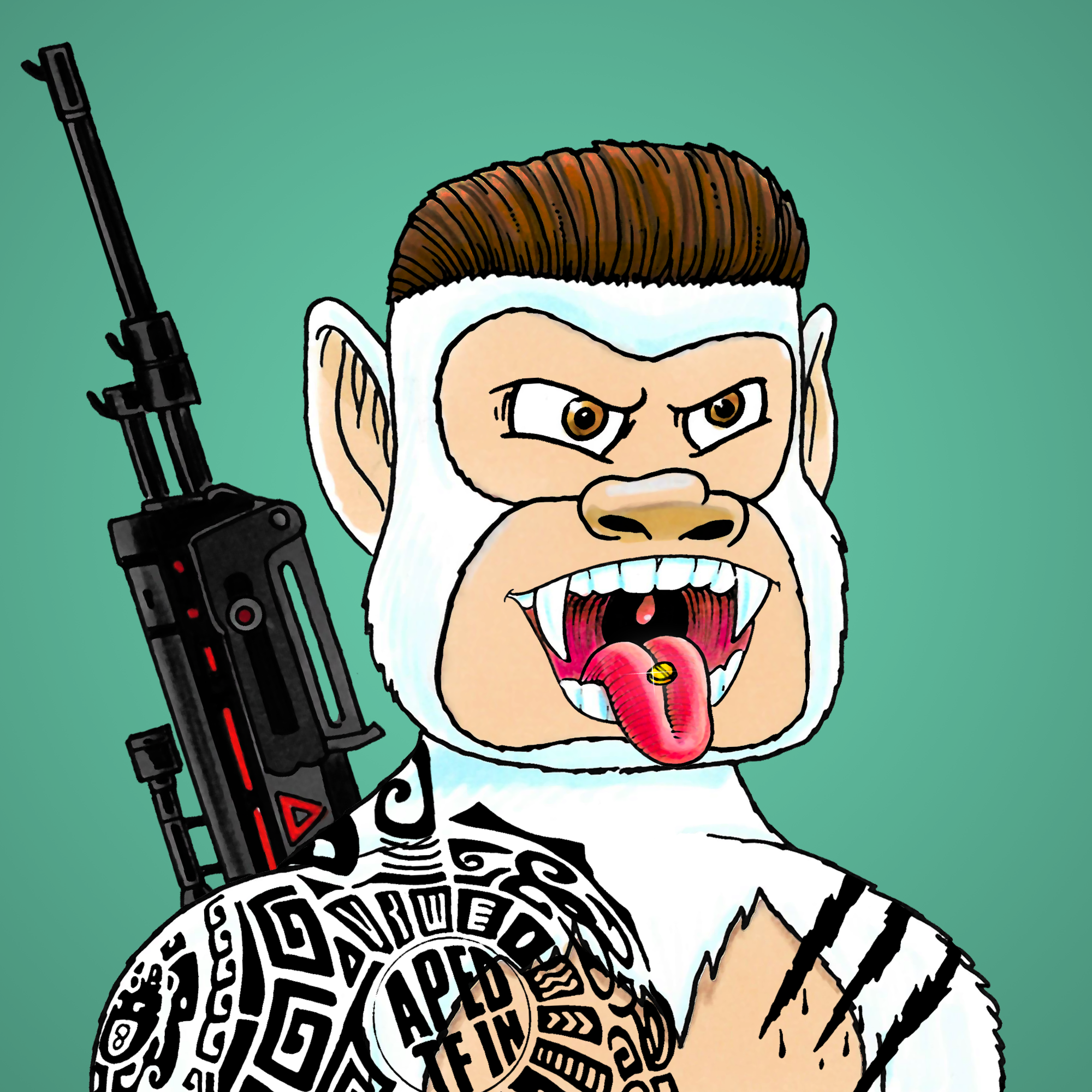 George Trosley - Jungle Freaks - Jungle Freak 4788 - NFT # 4788