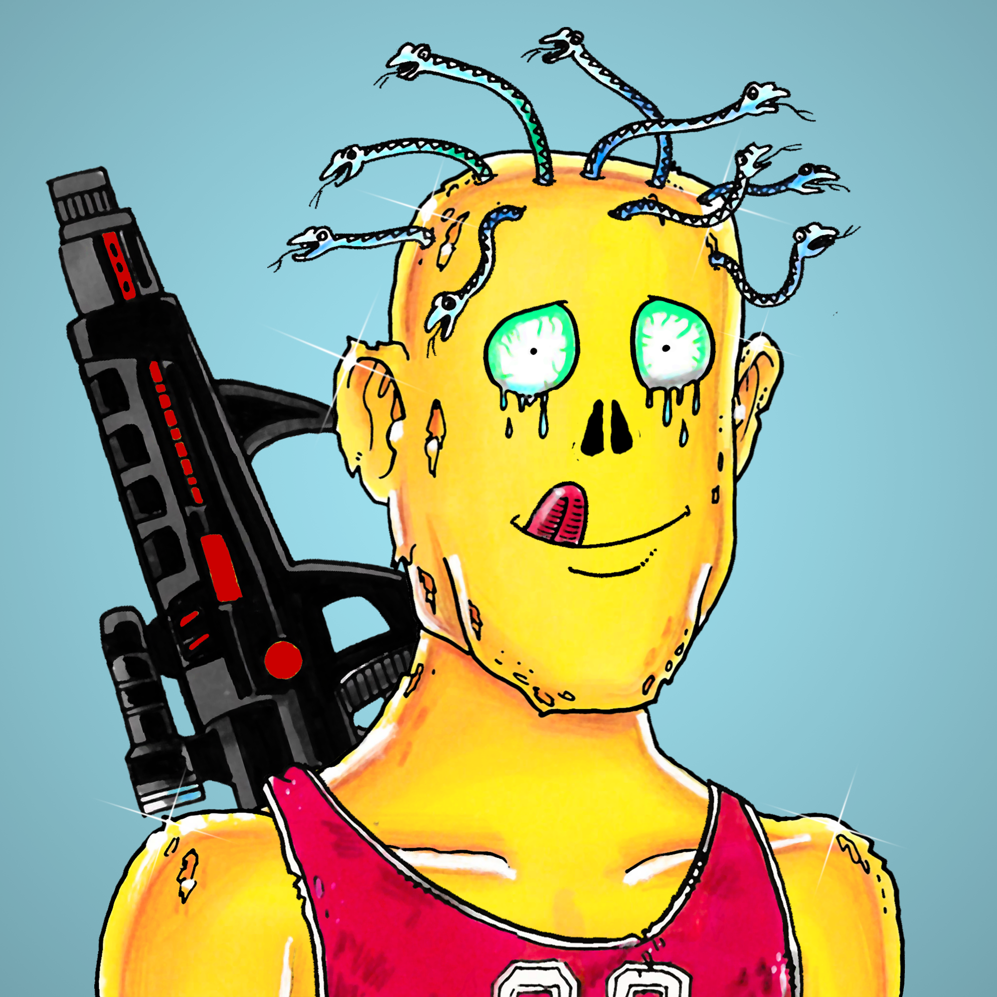 George Trosley - Jungle Freaks - Jungle Freak 4789 - NFT # 4789