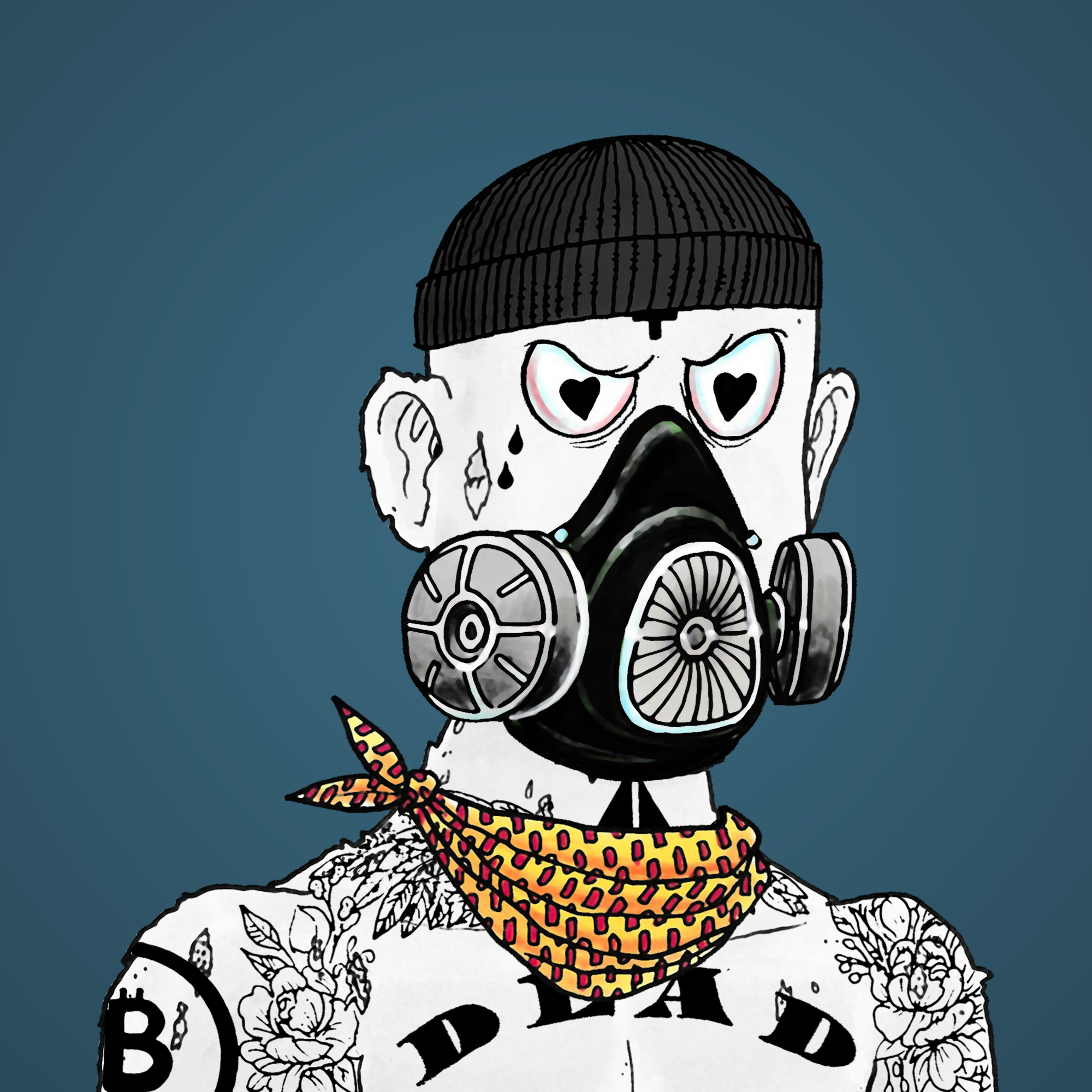 George Trosley - Jungle Freaks - Jungle Freak 4790 - NFT # 4790