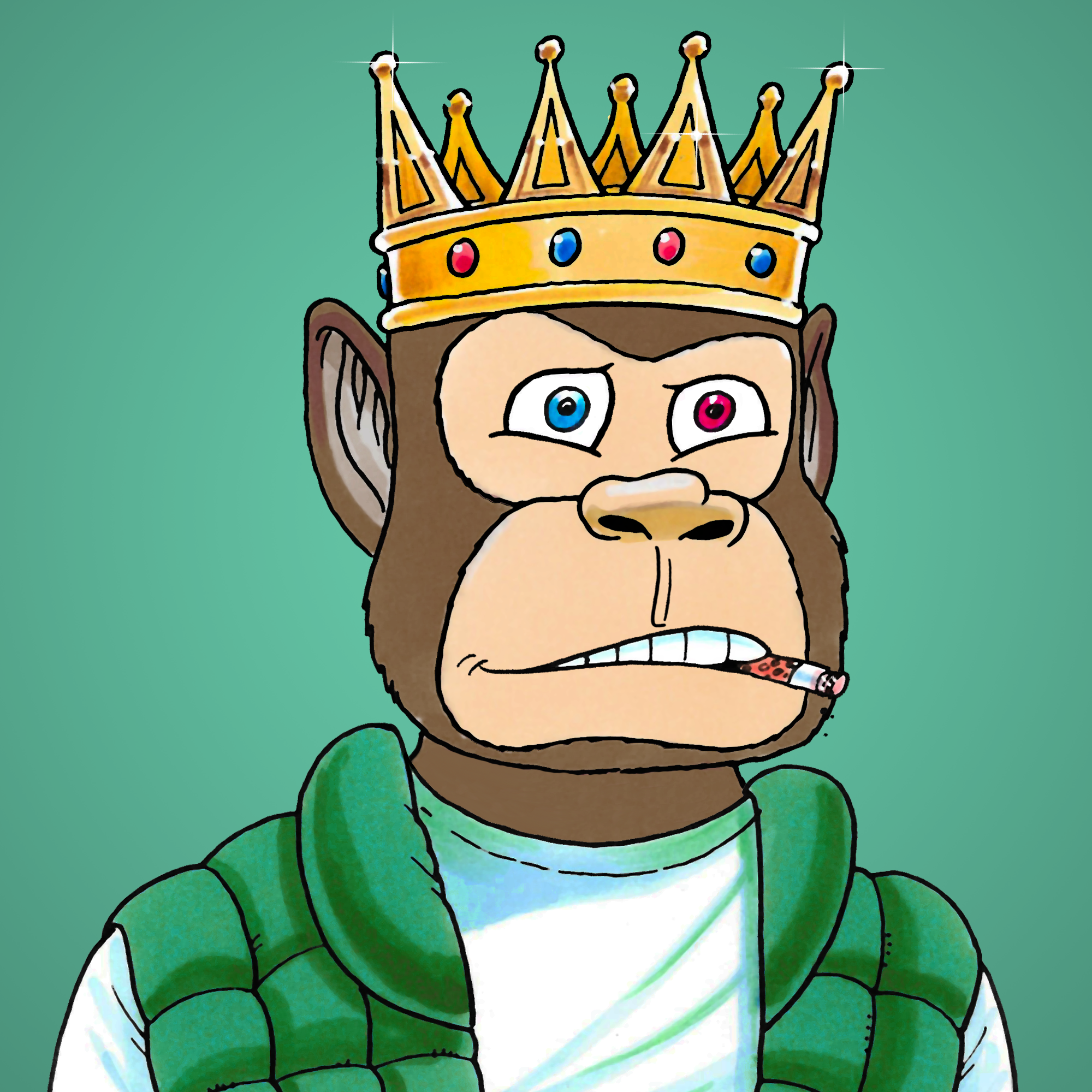 George Trosley - Jungle Freaks - Jungle Freak 4791 - NFT # 4791