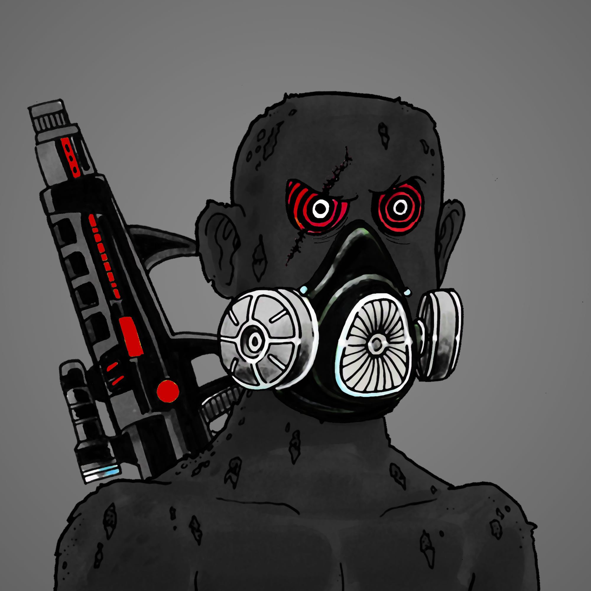 George Trosley - Jungle Freaks - Jungle Freak 4798 - NFT # 4798