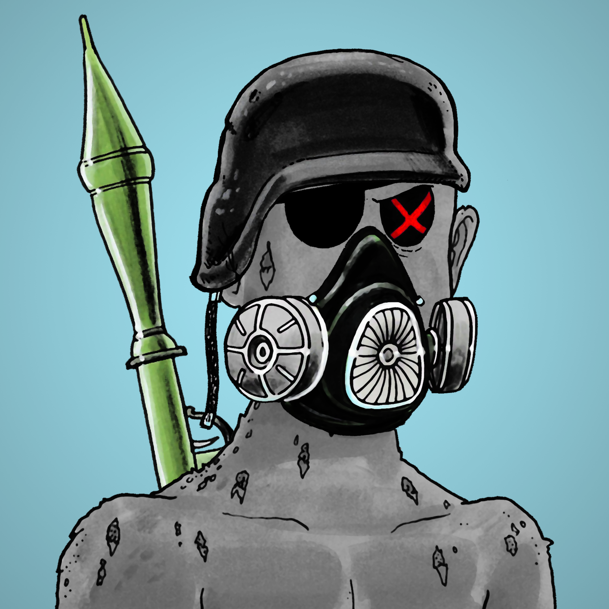 George Trosley - Jungle Freaks - Jungle Freak 4801 - NFT # 4801