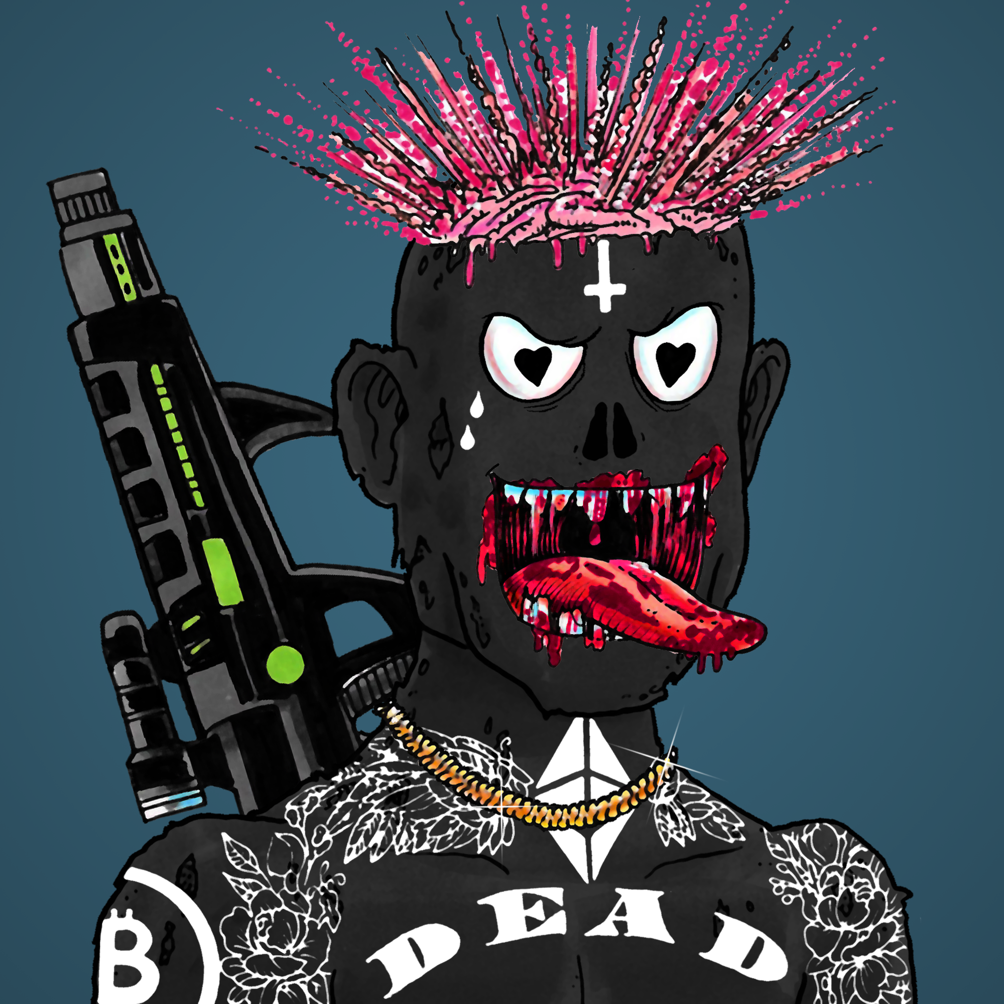 George Trosley - Jungle Freaks - Jungle Freak 4803 - NFT # 4803