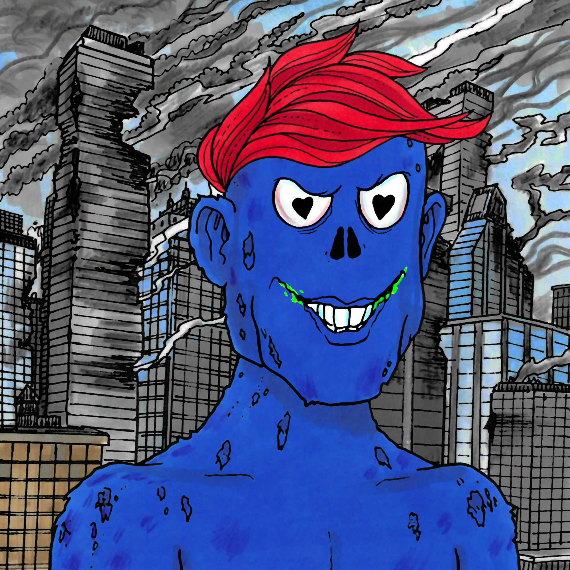 George Trosley - Jungle Freaks - Jungle Freak 4804 - NFT # 4804