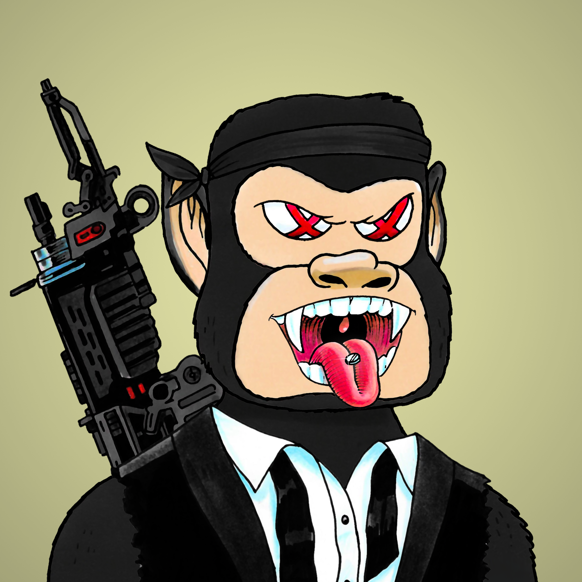 George Trosley - Jungle Freaks - Jungle Freak 4807 - NFT # 4807