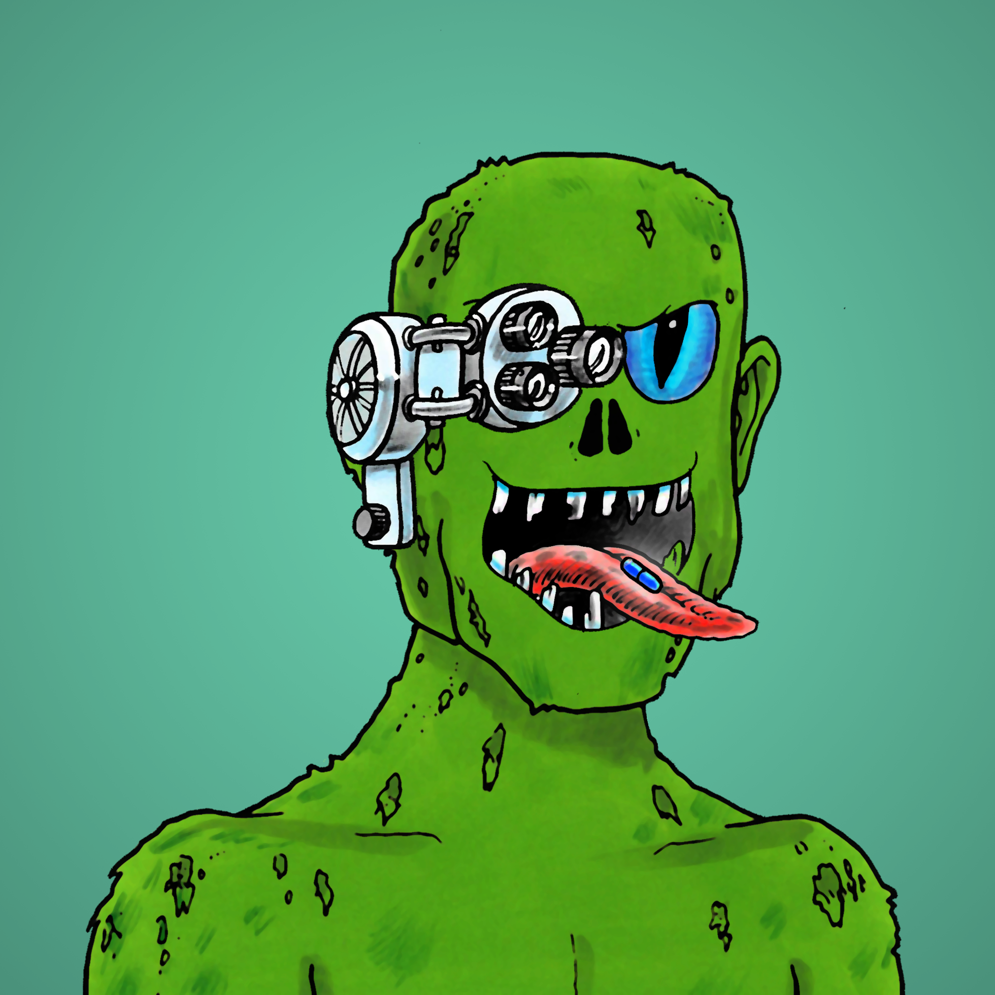 George Trosley - Jungle Freaks - Jungle Freak 481 - NFT # 481