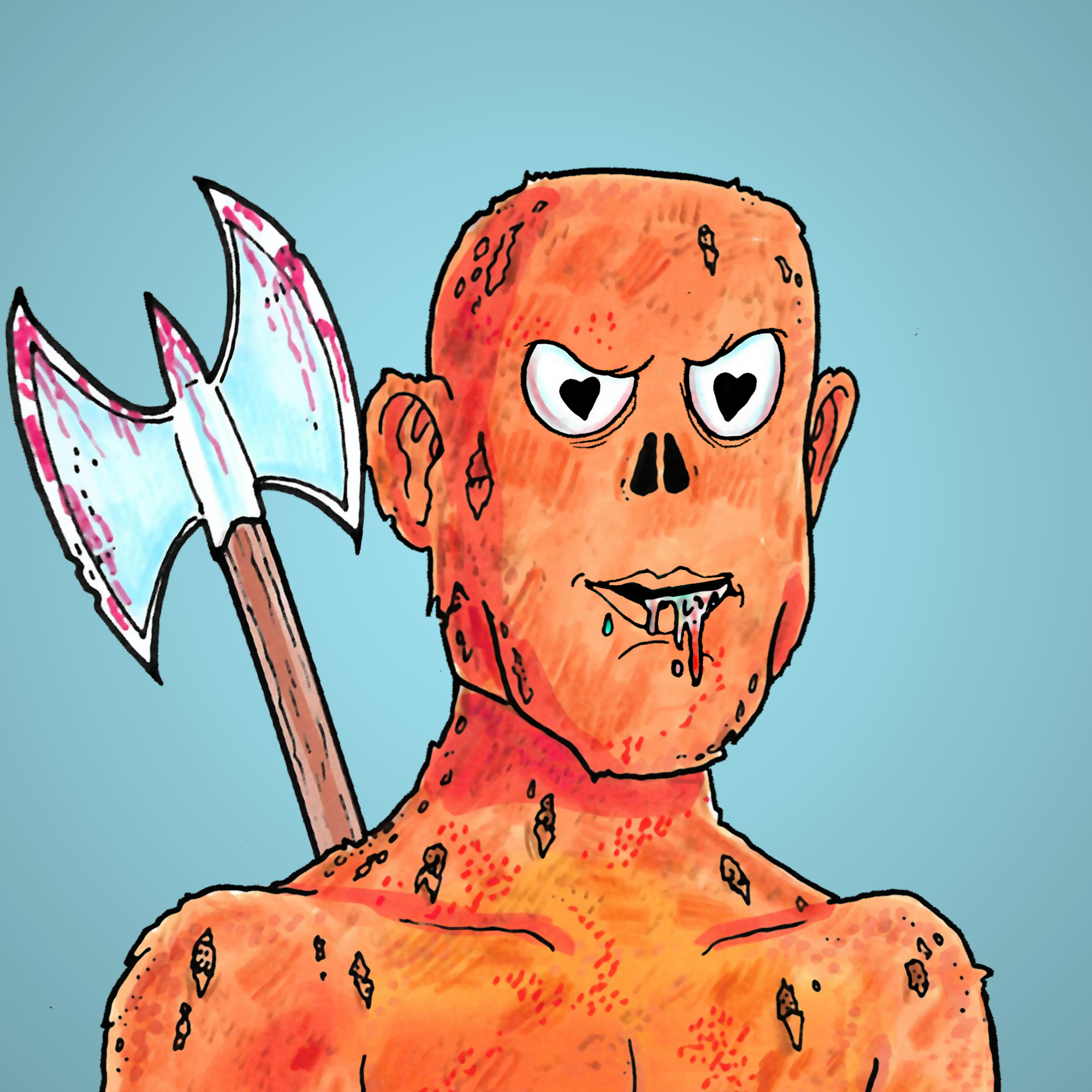 George Trosley - Jungle Freaks - Jungle Freak 4810 - NFT # 4810