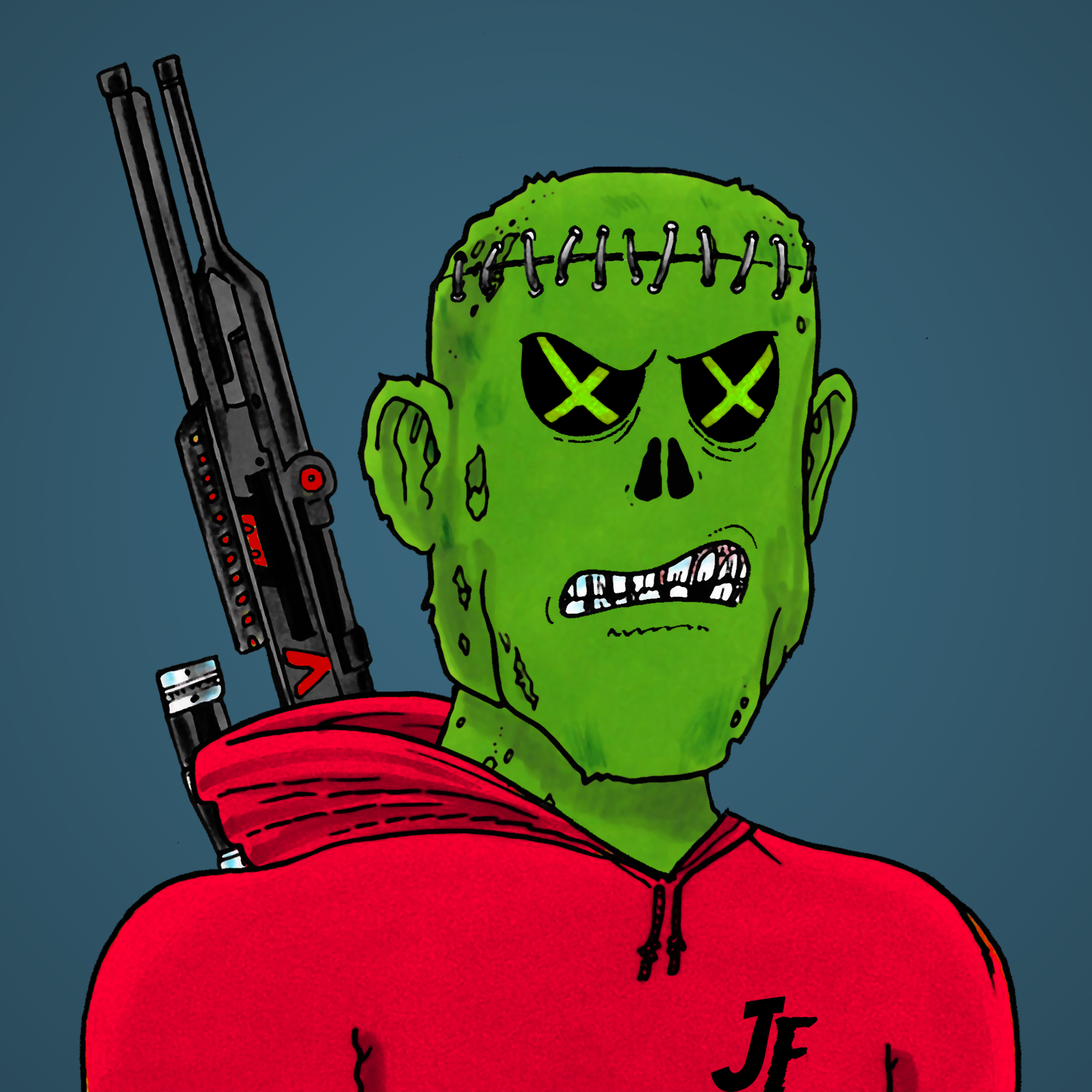 George Trosley - Jungle Freaks - Jungle Freak 4811 - NFT # 4811