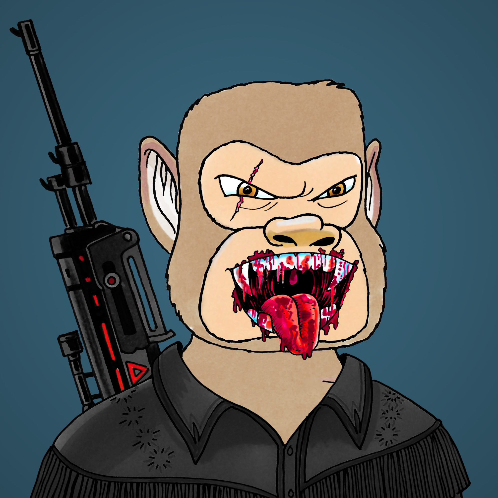 George Trosley - Jungle Freaks - Jungle Freak 4813 - NFT # 4813