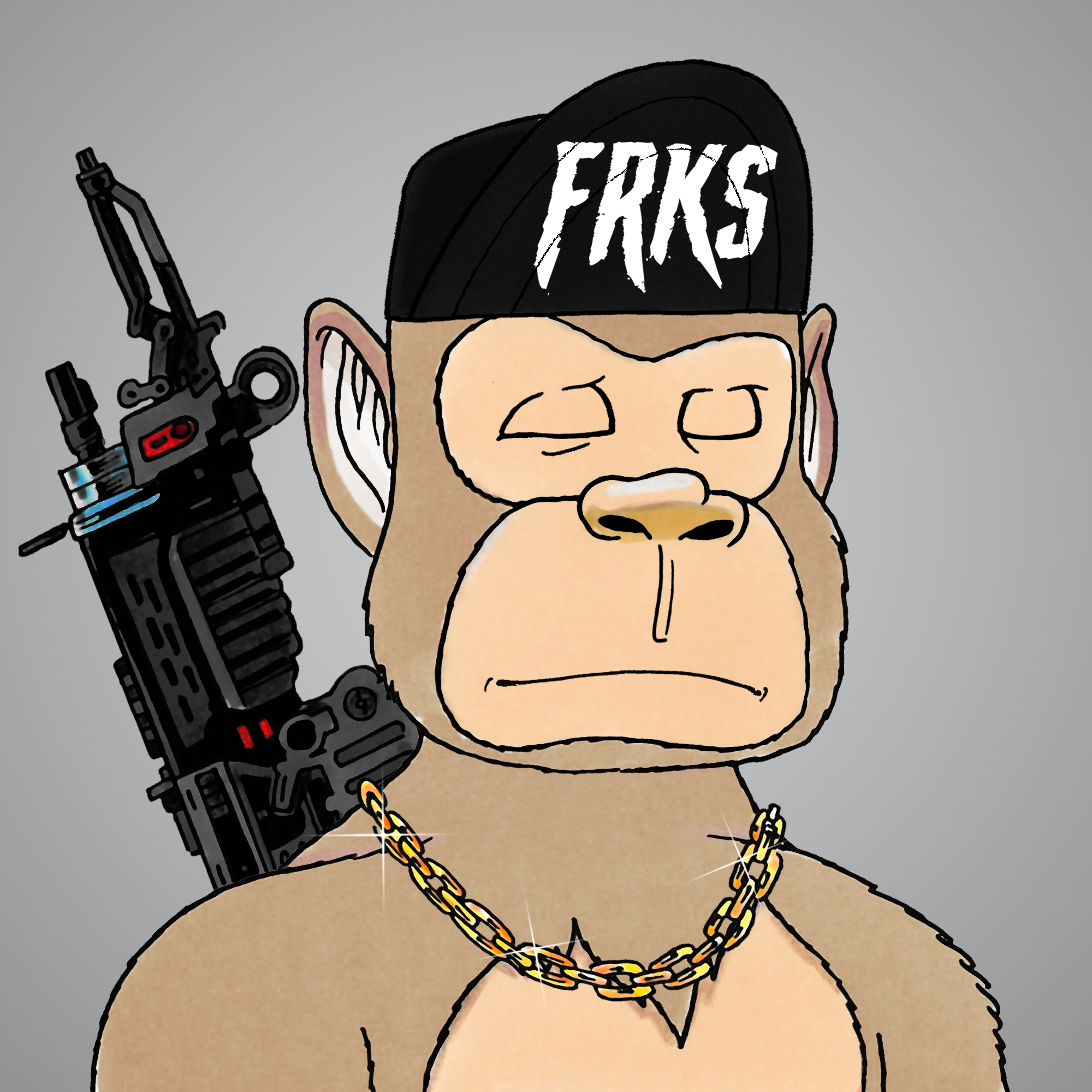 George Trosley - Jungle Freaks - Jungle Freak 4818 - NFT # 4818