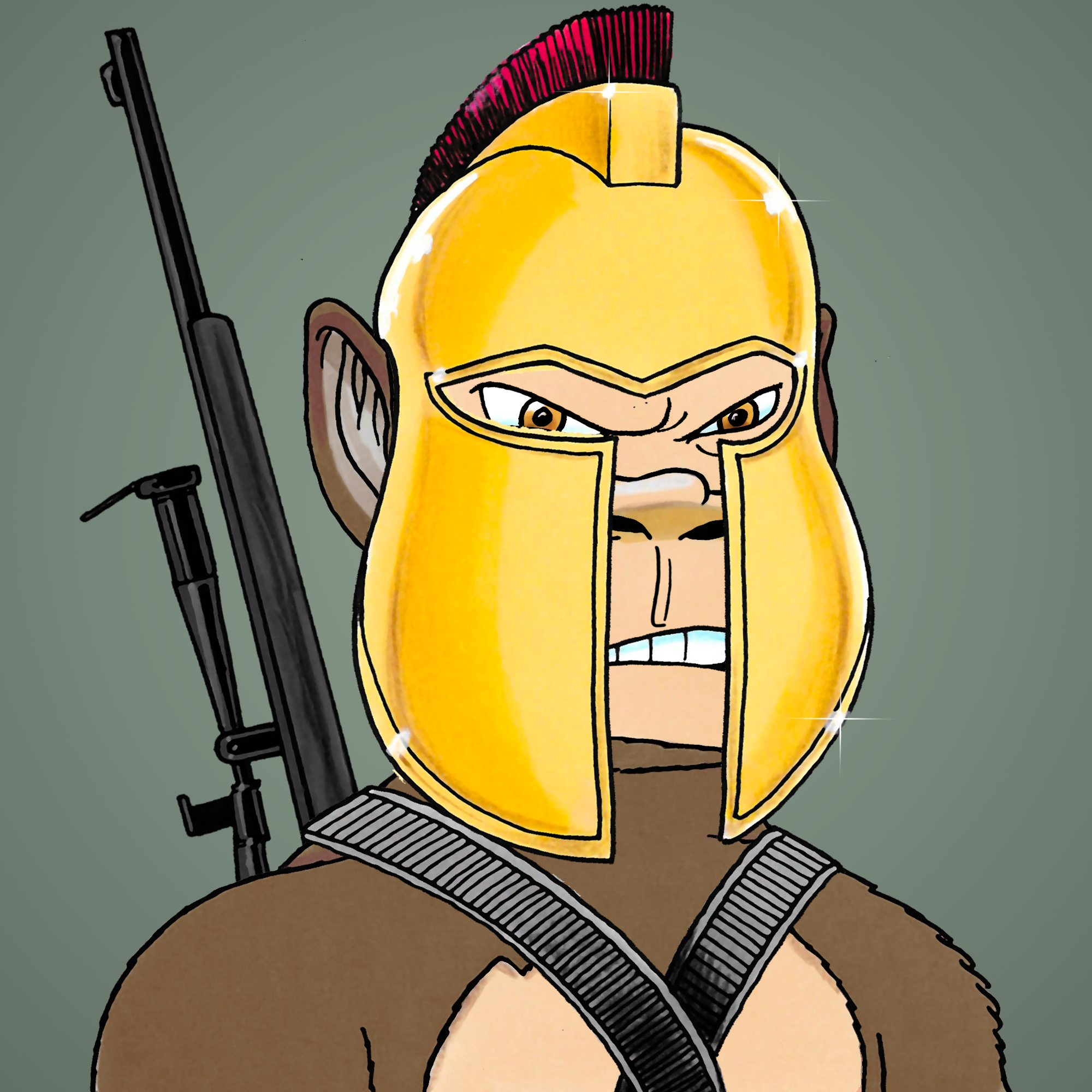 George Trosley - Jungle Freaks - Jungle Freak 482 - NFT # 482