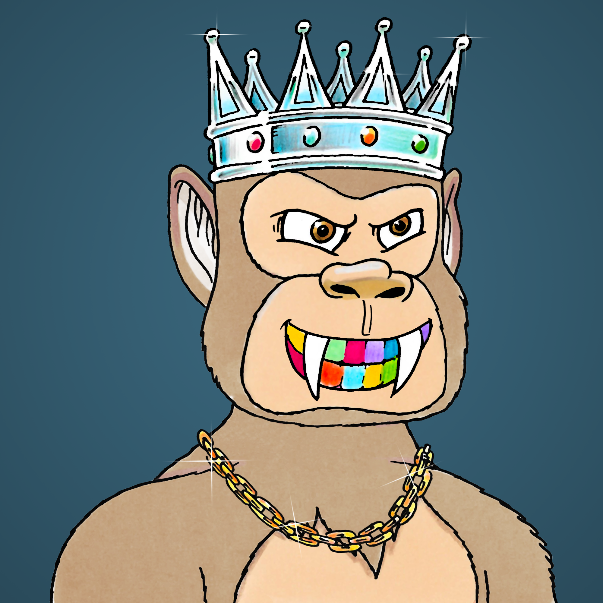 George Trosley - Jungle Freaks - Jungle Freak 4823 - NFT # 4823